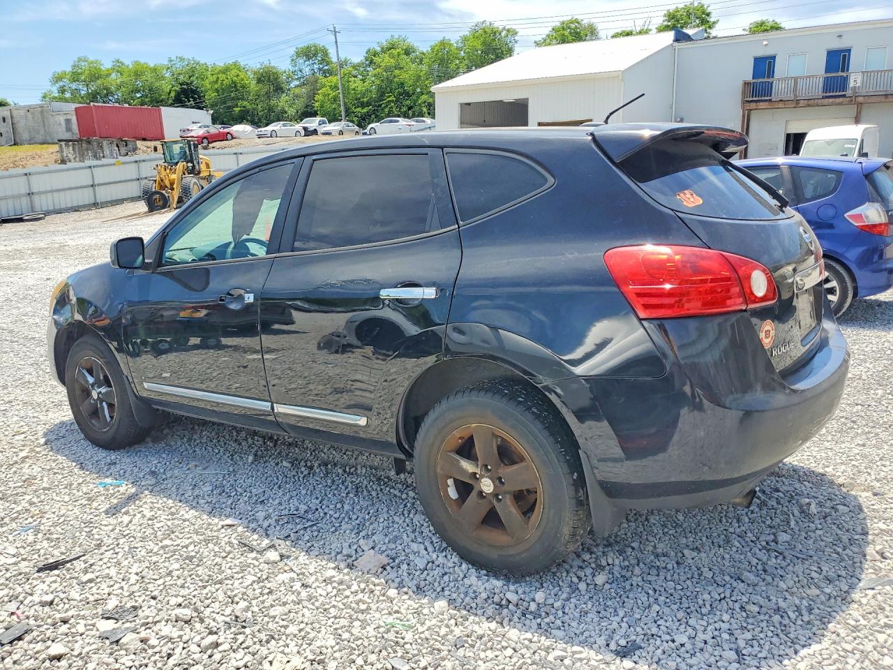 2012 Nissan Rogue S Black vin: JN8AS5MV8CW395990