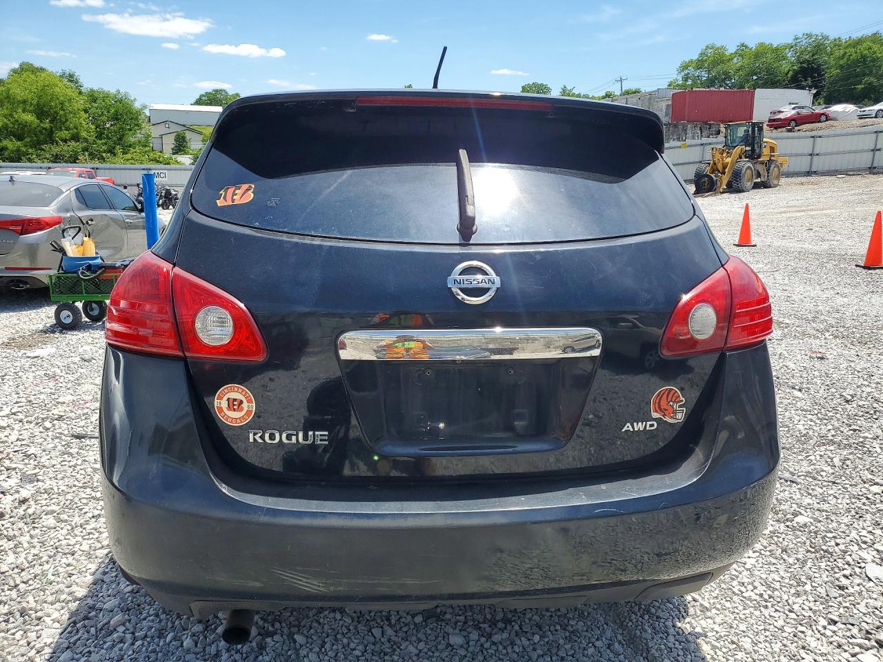 2012 Nissan Rogue S Black vin: JN8AS5MV8CW395990