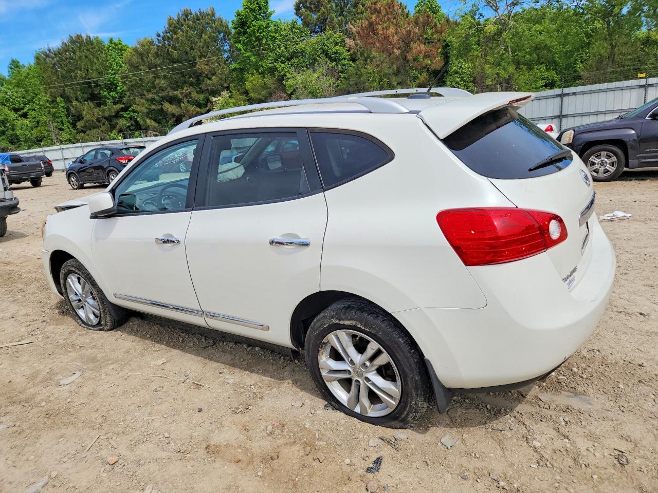 2012 Nissan Rogue S Белый vin: JN8AS5MV8CW396234