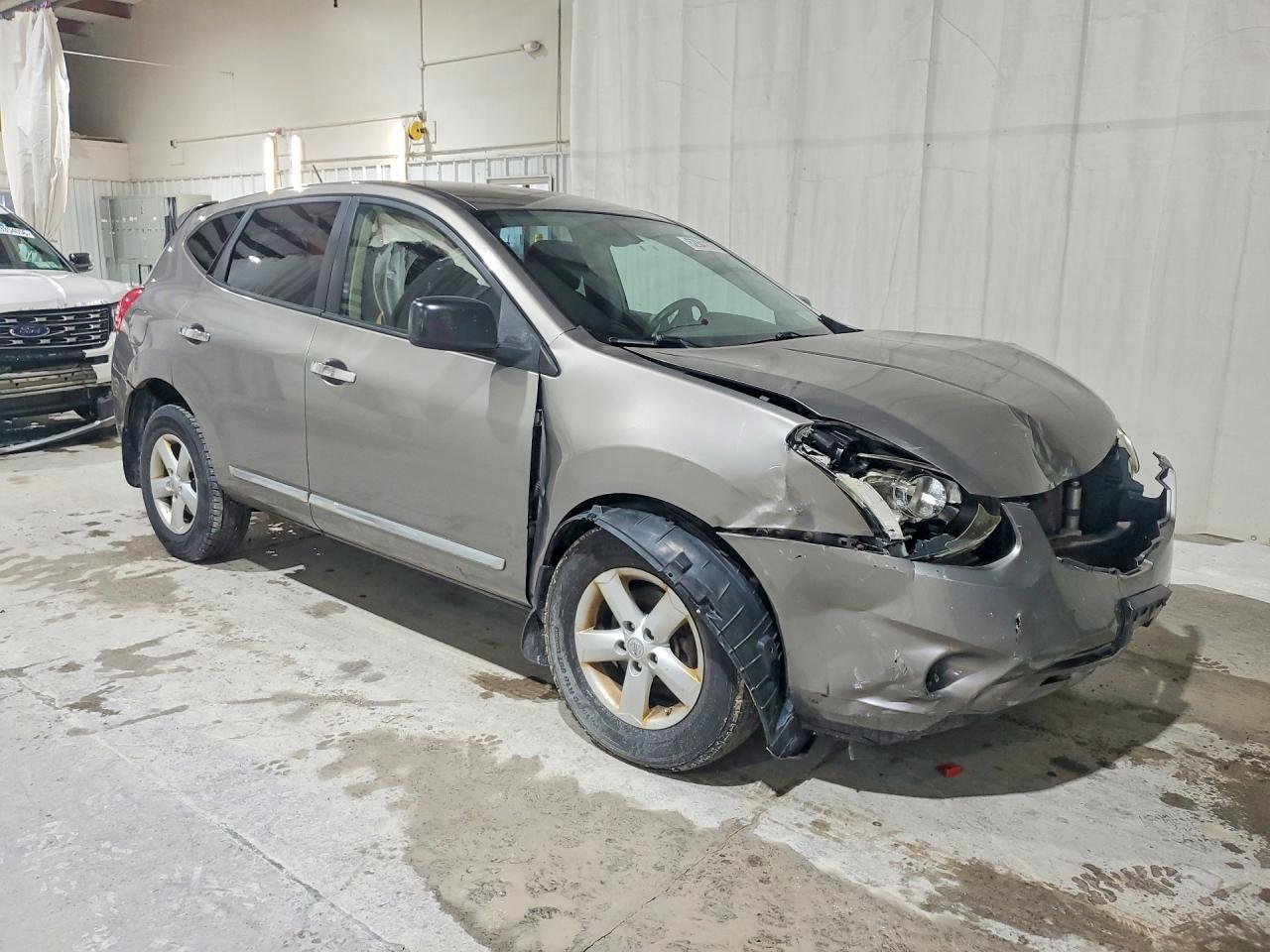 2012 Nissan Rogue S Silver vin: JN8AS5MV8CW397934