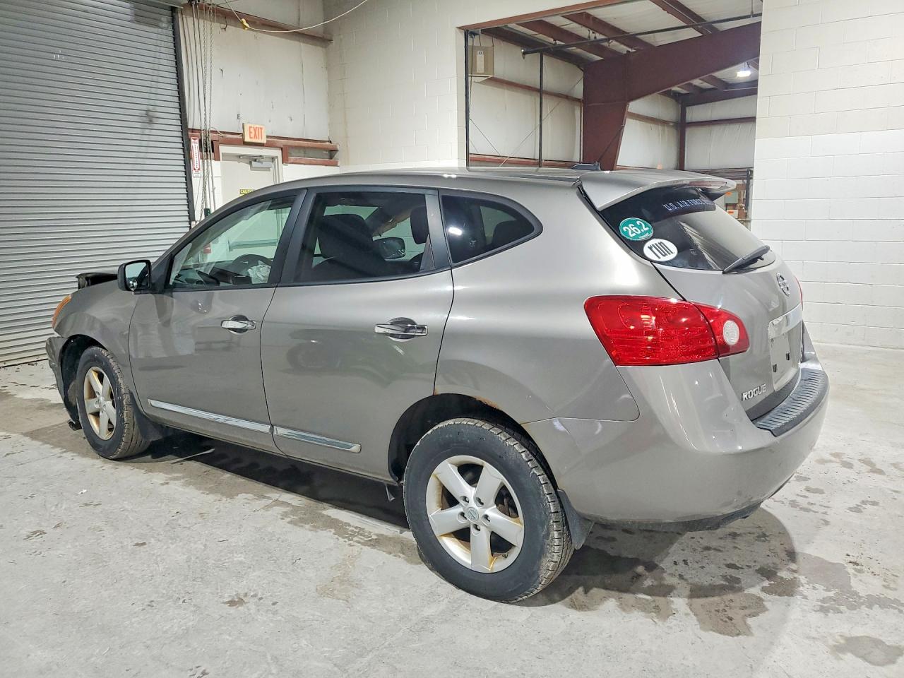 2012 Nissan Rogue S Silver vin: JN8AS5MV8CW397934