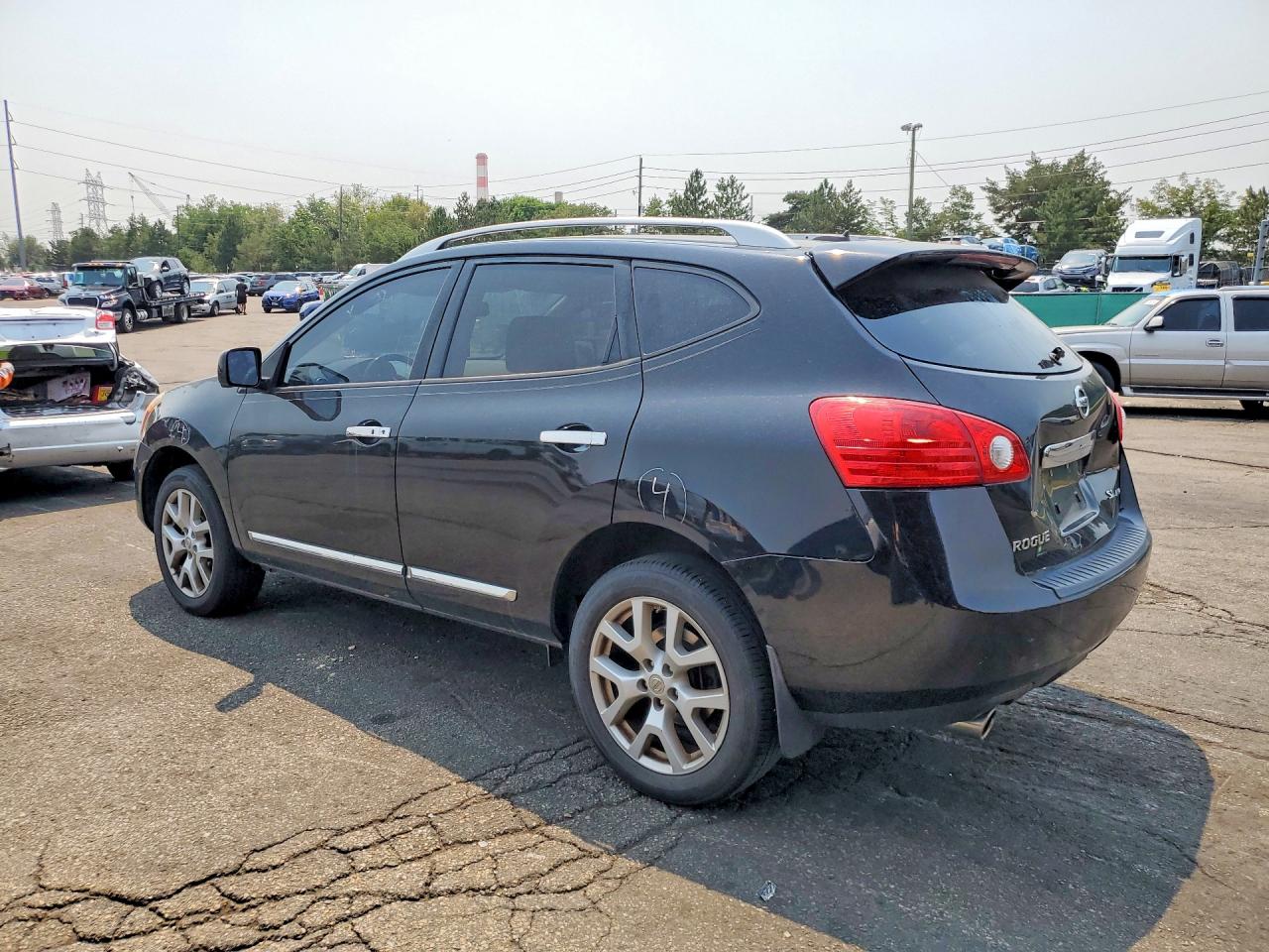 2012 Nissan Rogue S Black vin: JN8AS5MV8CW399554