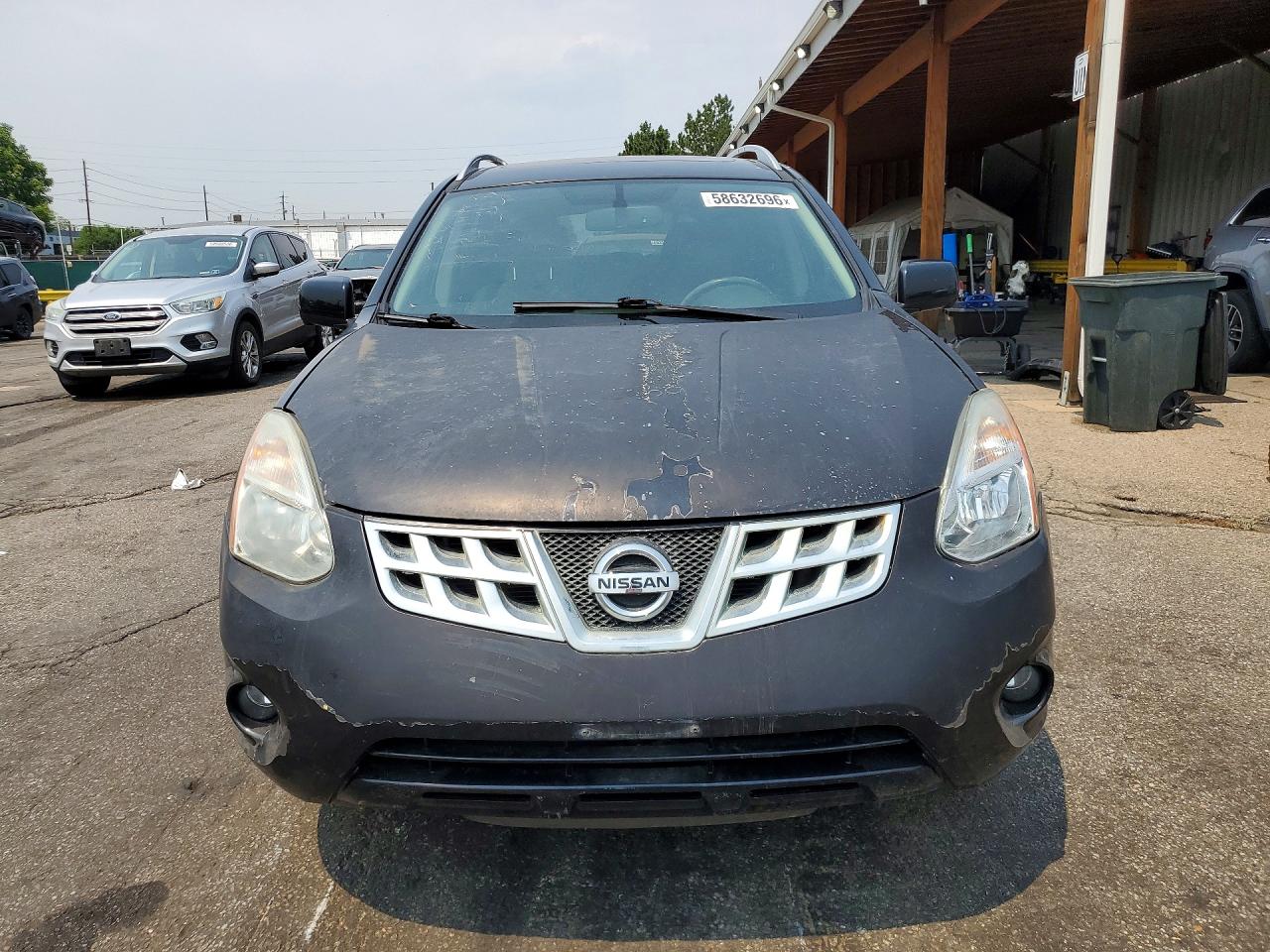 2012 Nissan Rogue S Black vin: JN8AS5MV8CW399554
