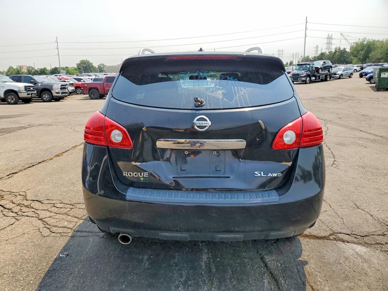 2012 Nissan Rogue S Black vin: JN8AS5MV8CW399554