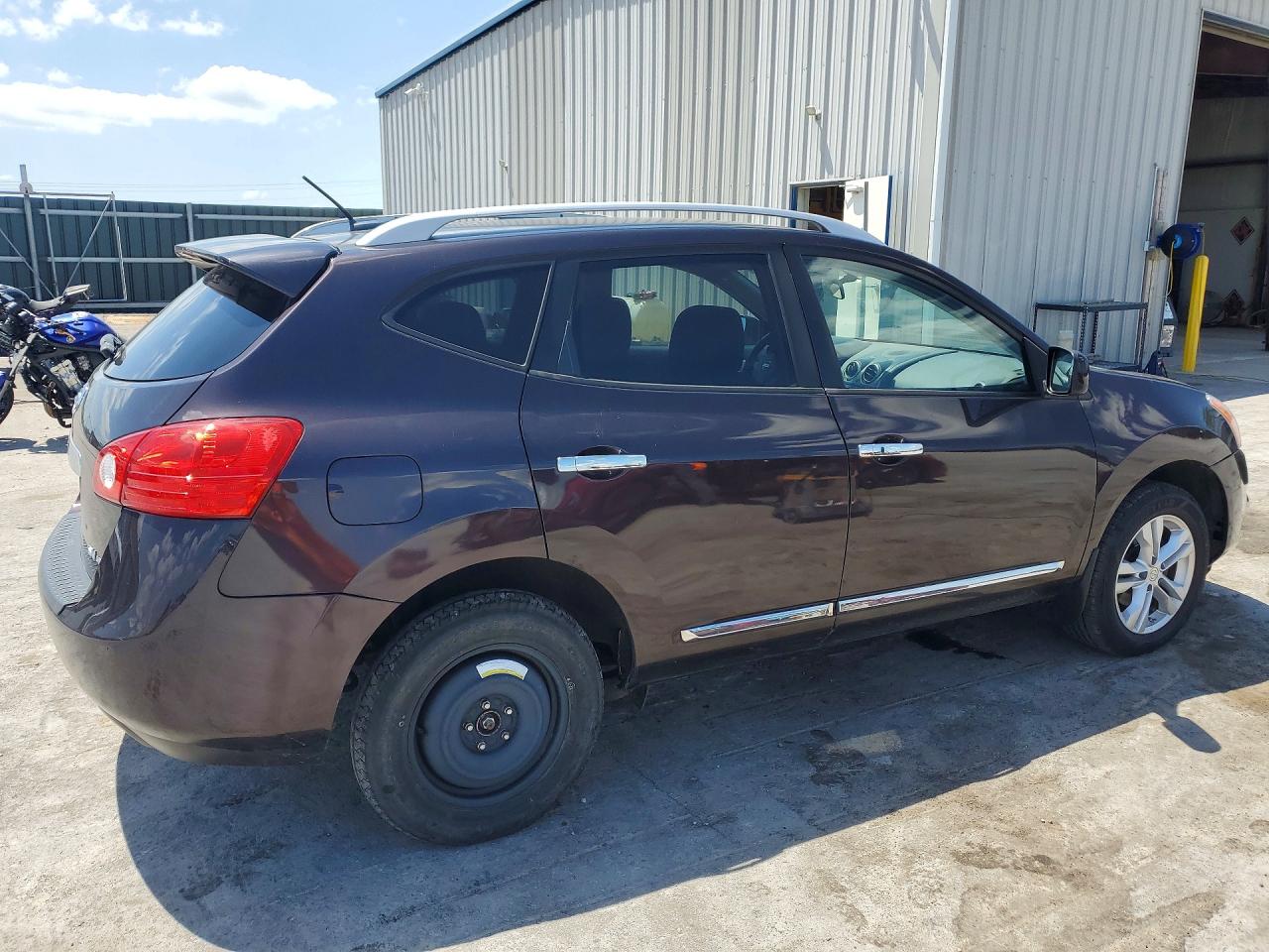 2012 Nissan Rogue S Brown vin: JN8AS5MV8CW400749