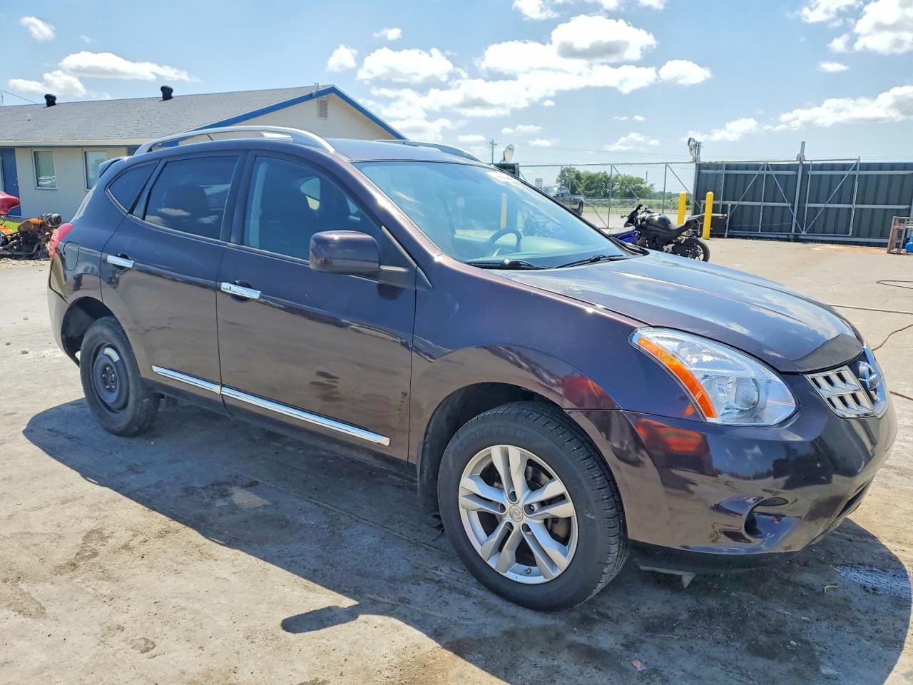 2012 Nissan Rogue S Brown vin: JN8AS5MV8CW400749