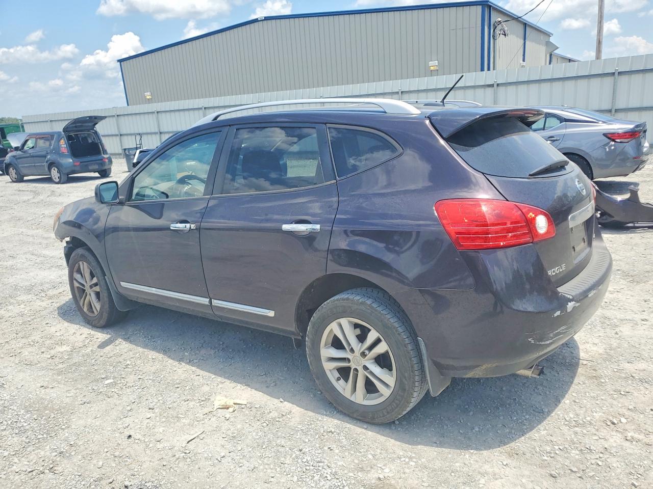 2012 Nissan Rogue S Black vin: JN8AS5MV8CW405790