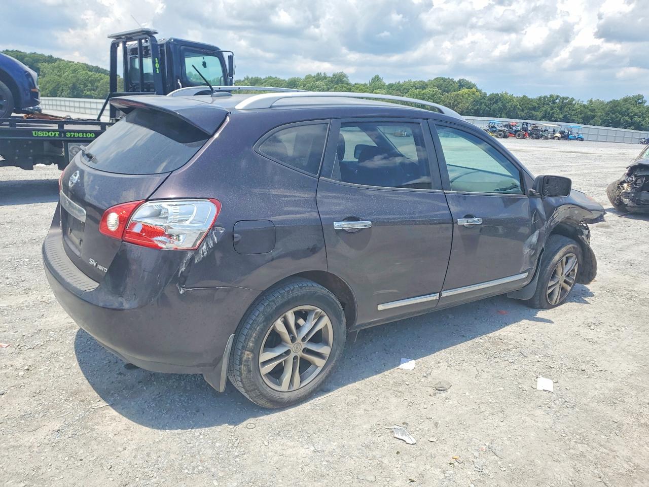 2012 Nissan Rogue S Black vin: JN8AS5MV8CW405790