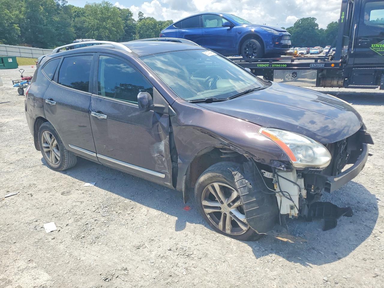 2012 Nissan Rogue S Black vin: JN8AS5MV8CW405790