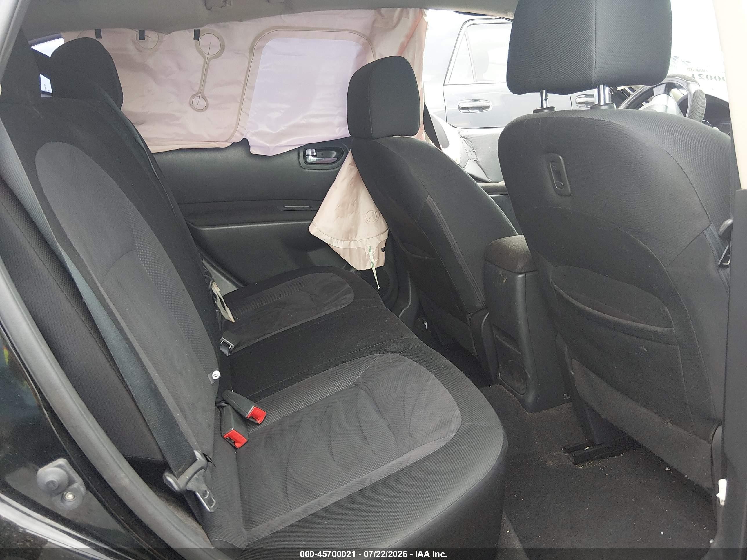 2012 Nissan Rogue S Black vin: JN8AS5MV8CW415347