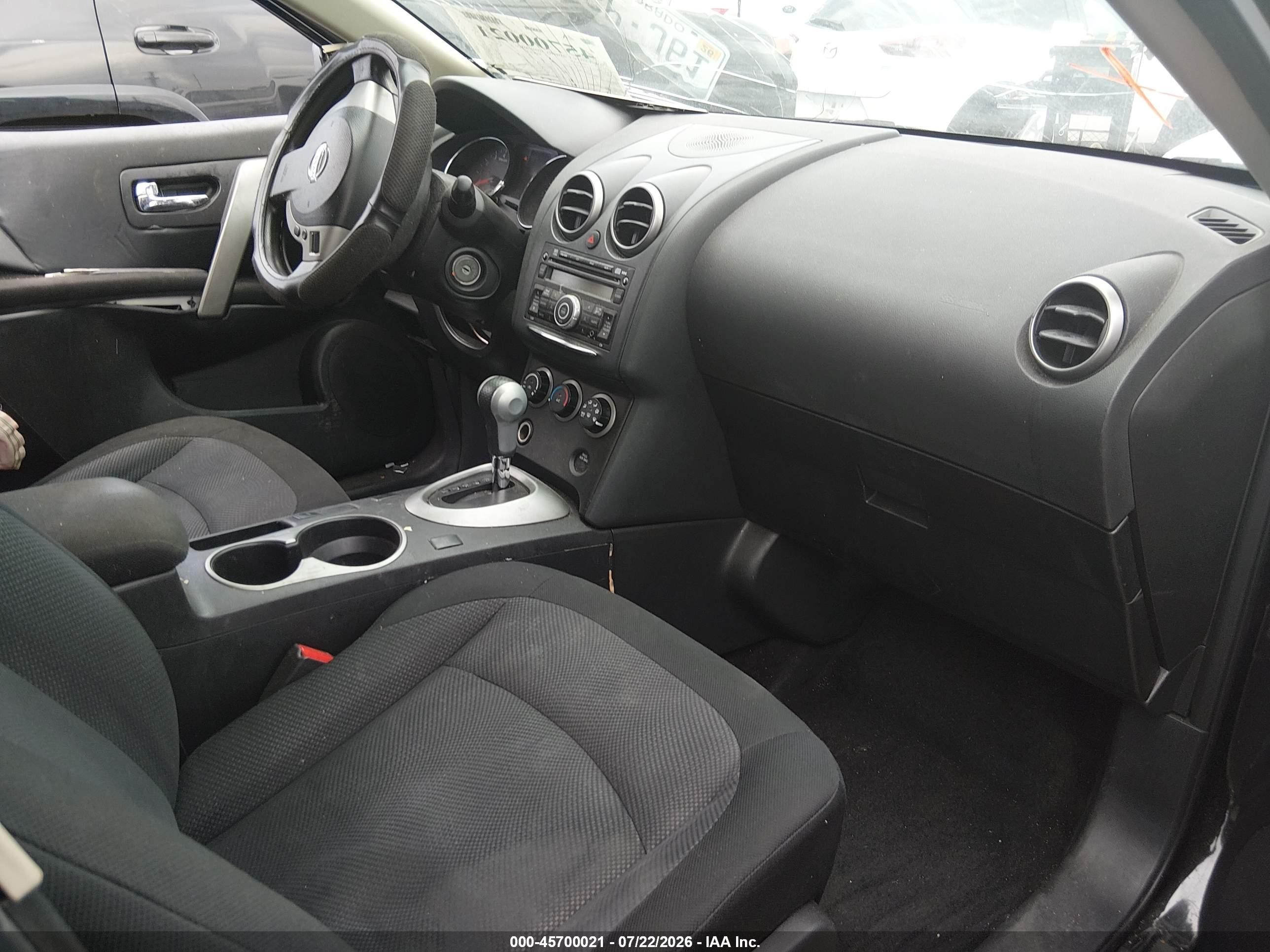 2012 Nissan Rogue S Black vin: JN8AS5MV8CW415347