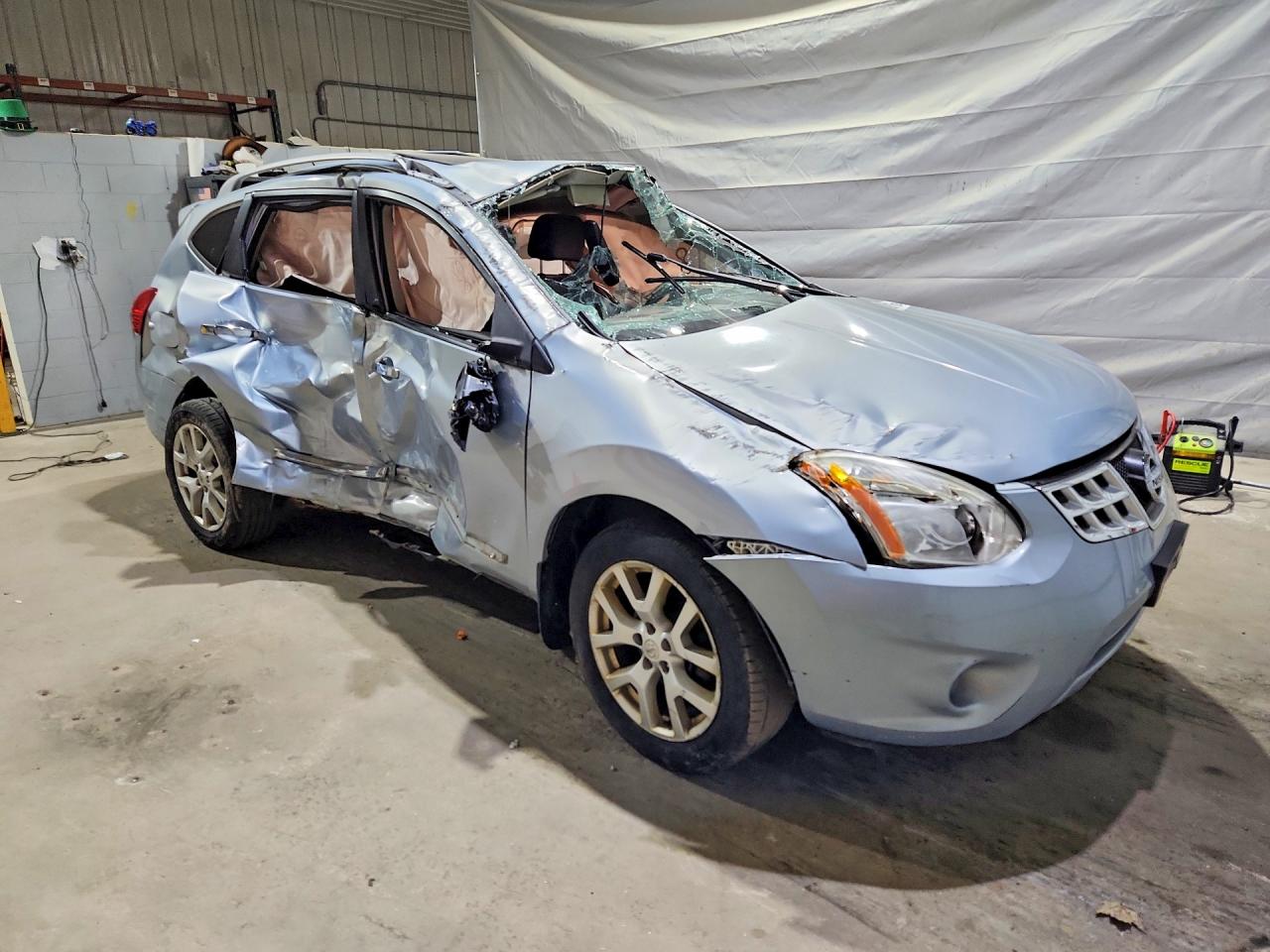 2012 Nissan Rogue S/sv Blue vin: JN8AS5MV8CW416059