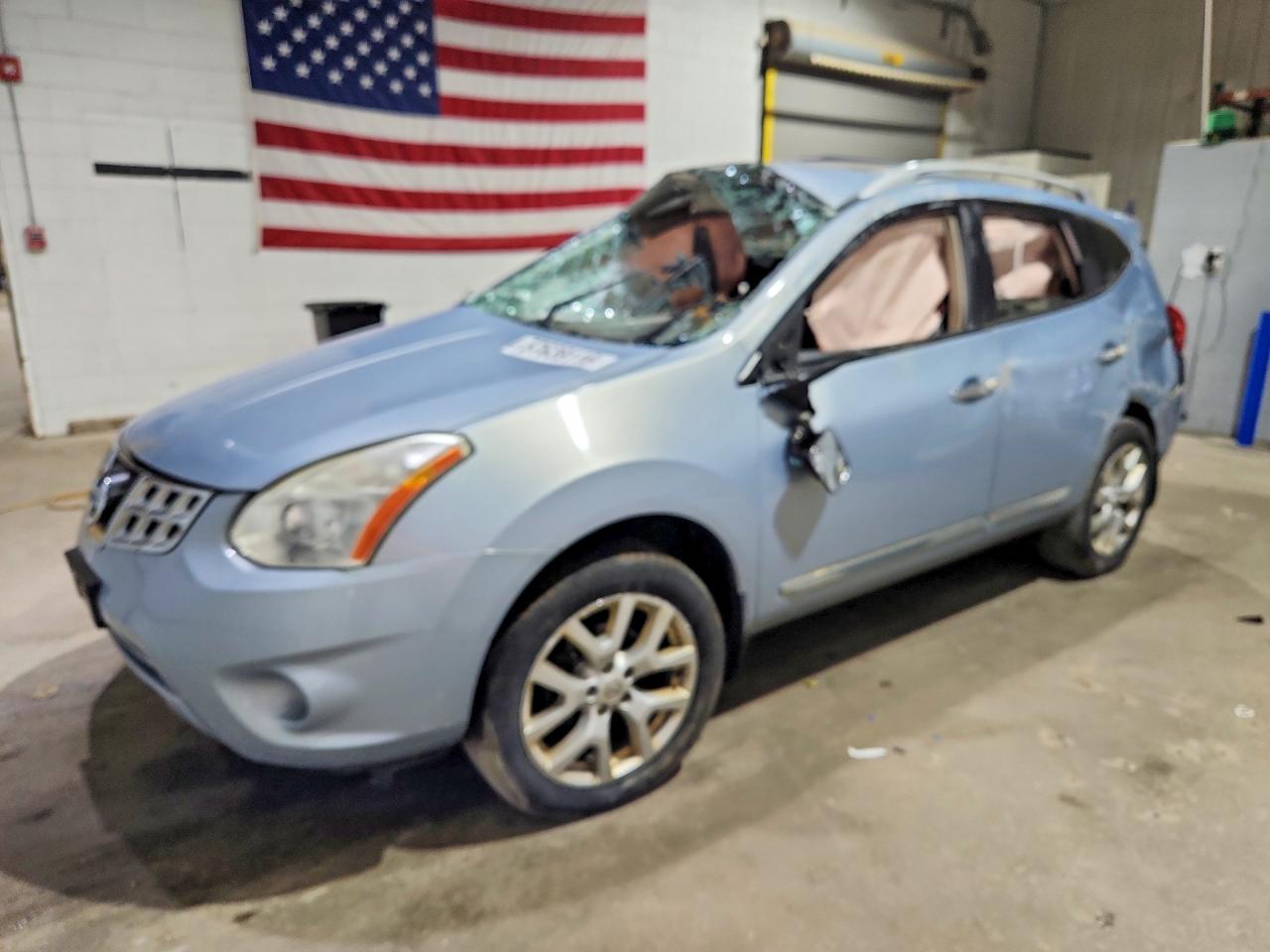 2012 Nissan Rogue S/sv Blue vin: JN8AS5MV8CW416059