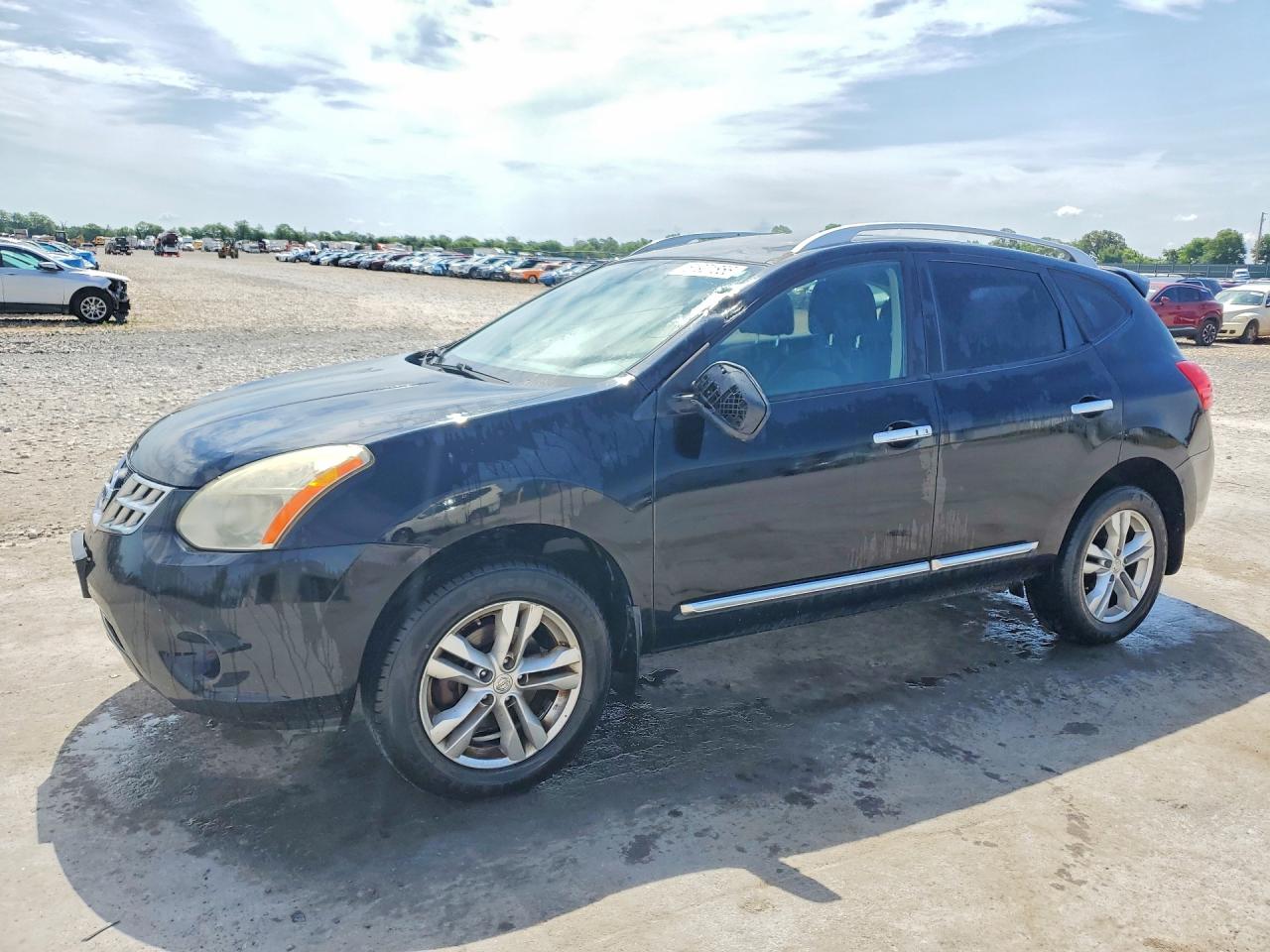 2012 Nissan Rogue S Черный vin: JN8AS5MV8CW704583