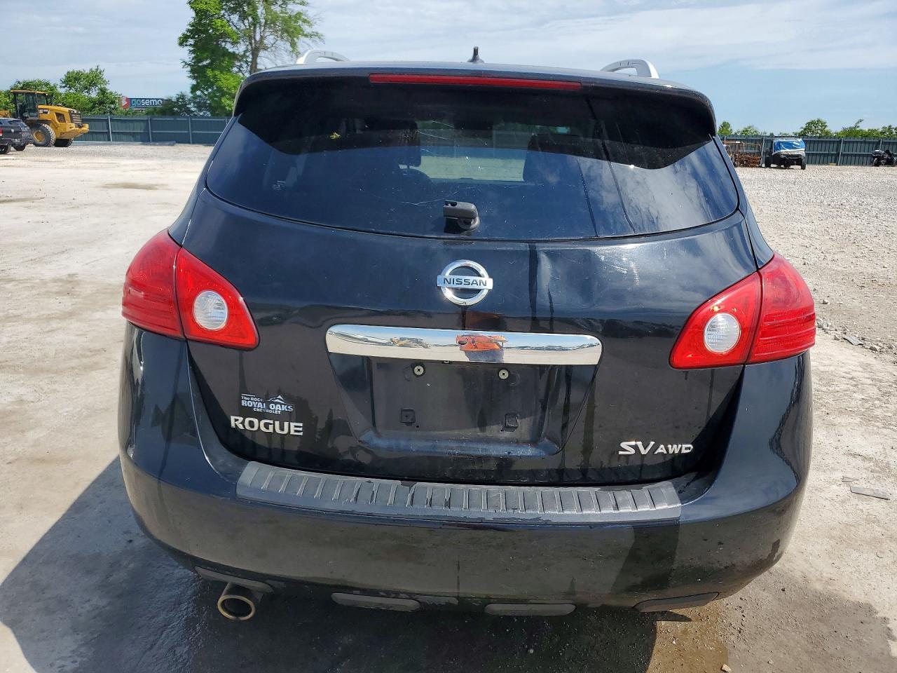 2012 Nissan Rogue S Черный vin: JN8AS5MV8CW704583