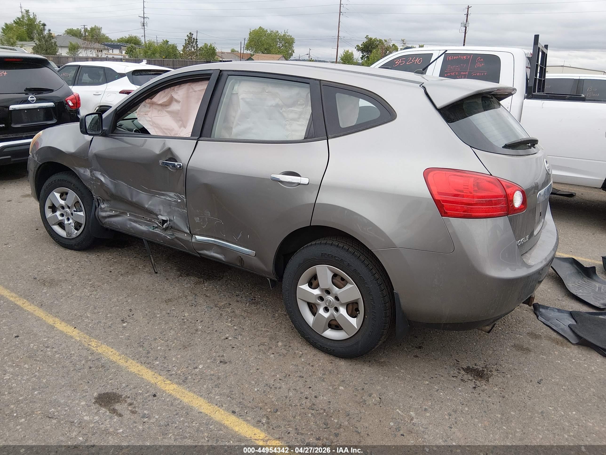 2012 Nissan Rogue S Pewter vin: JN8AS5MV8CW704857