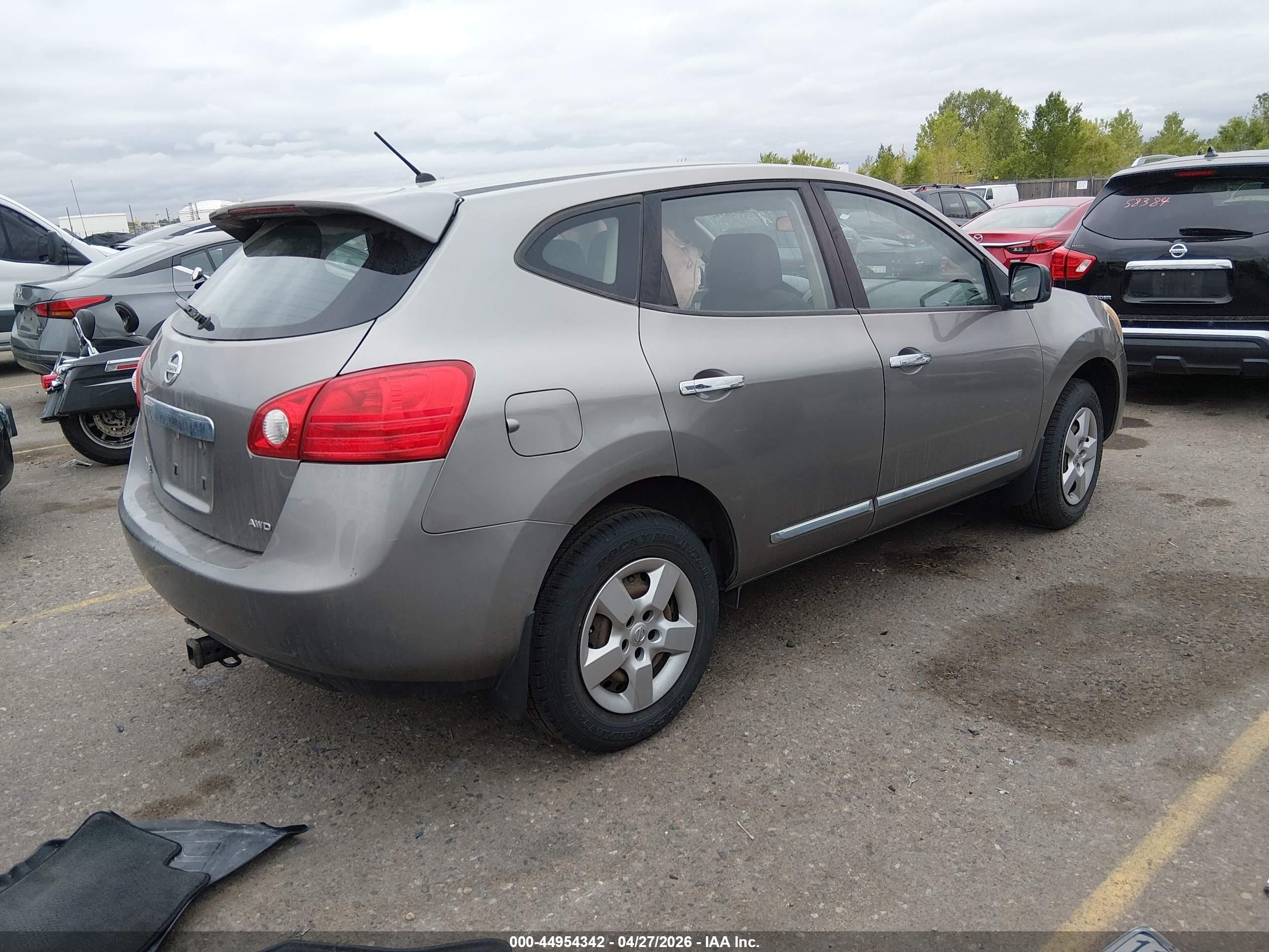 2012 Nissan Rogue S Pewter vin: JN8AS5MV8CW704857