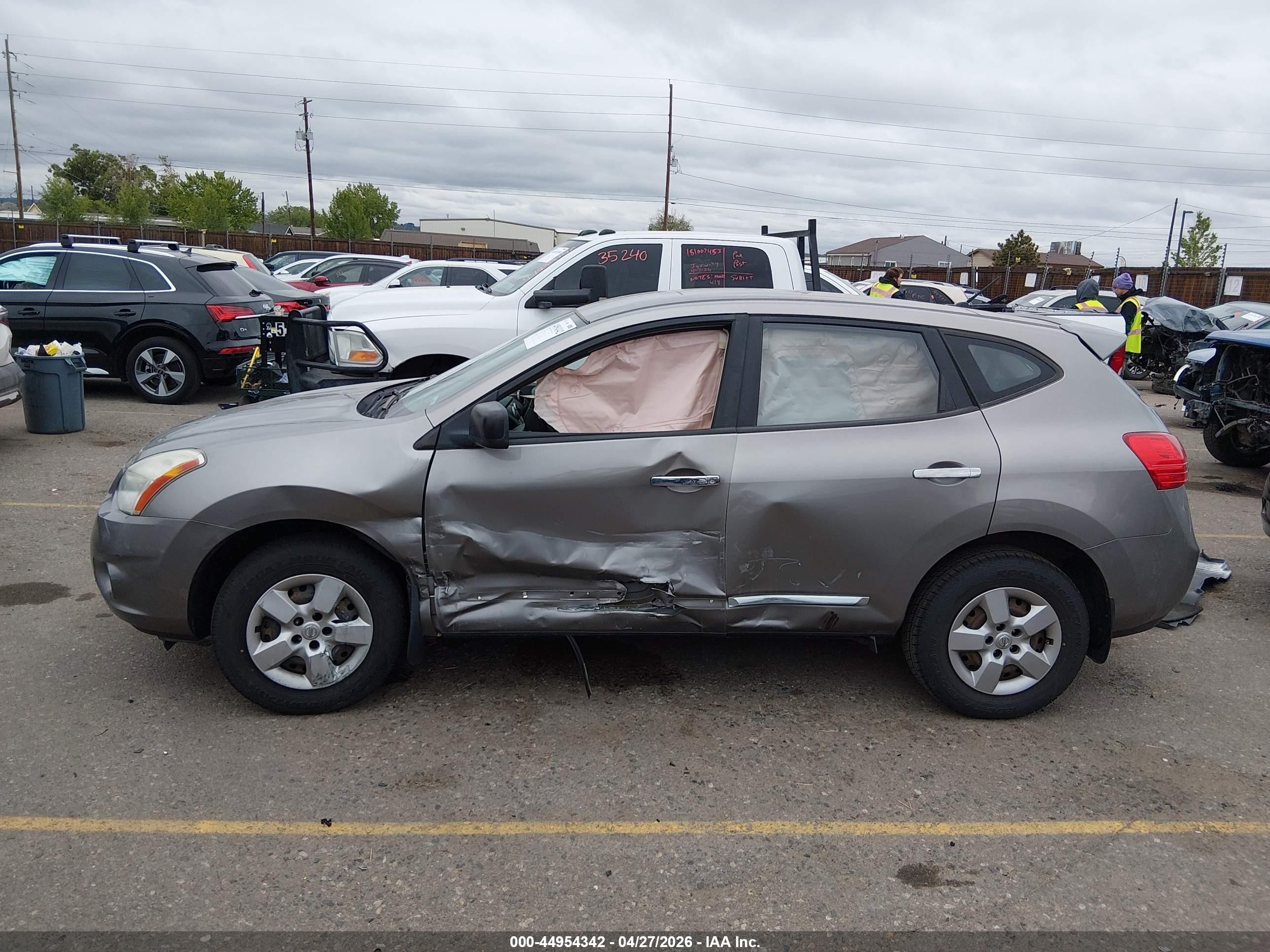 2012 Nissan Rogue S Pewter vin: JN8AS5MV8CW704857