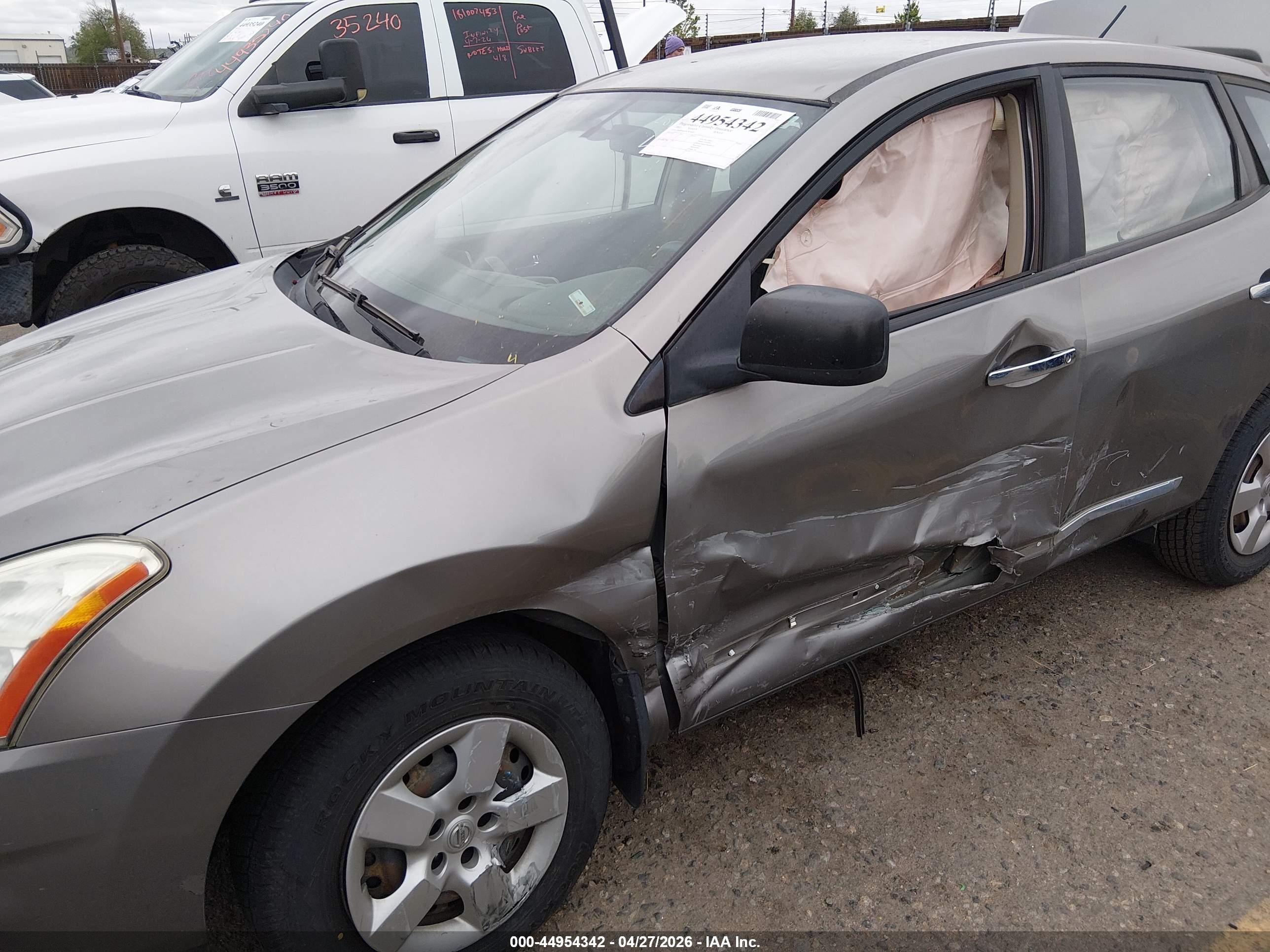 2012 Nissan Rogue S Pewter vin: JN8AS5MV8CW704857