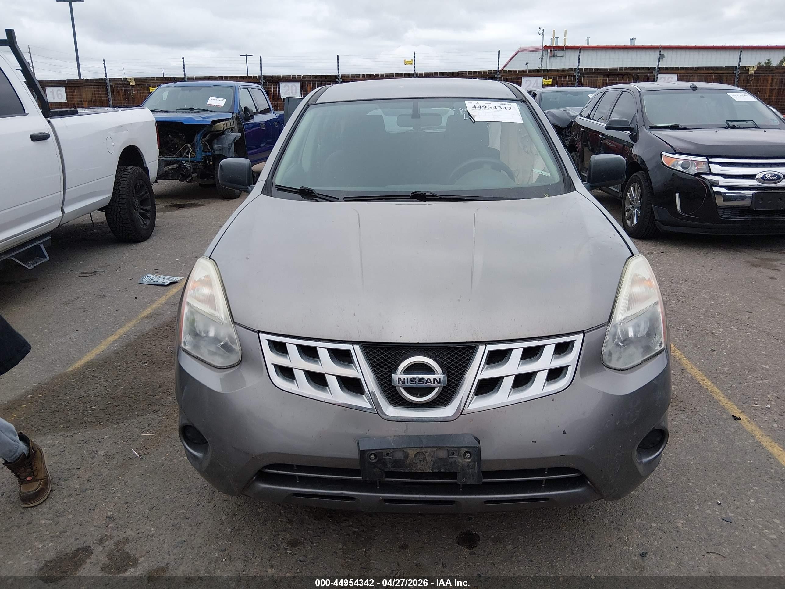 2012 Nissan Rogue S Pewter vin: JN8AS5MV8CW704857
