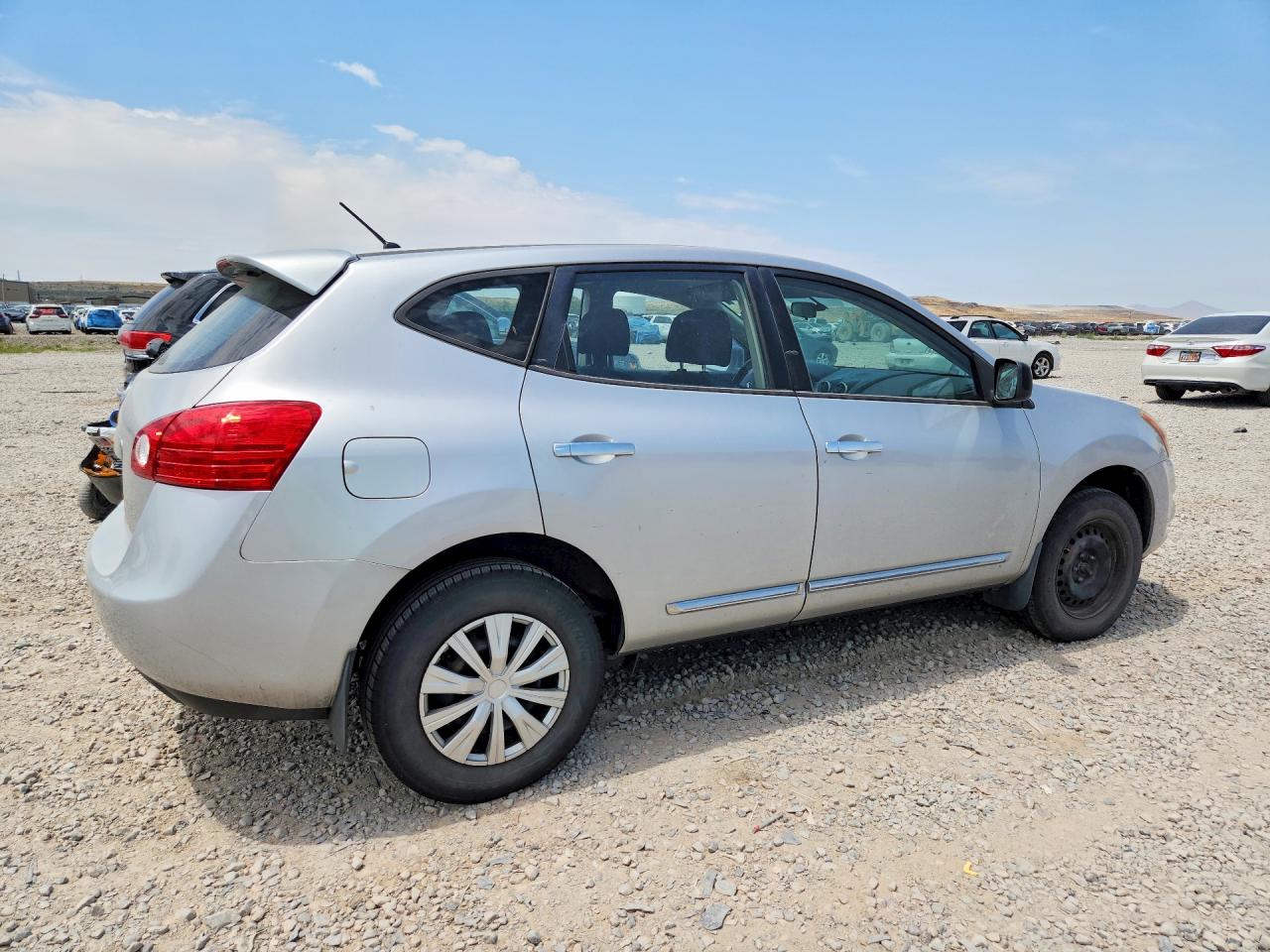 2012 Nissan Rogue S Silver vin: JN8AS5MV8CW712991