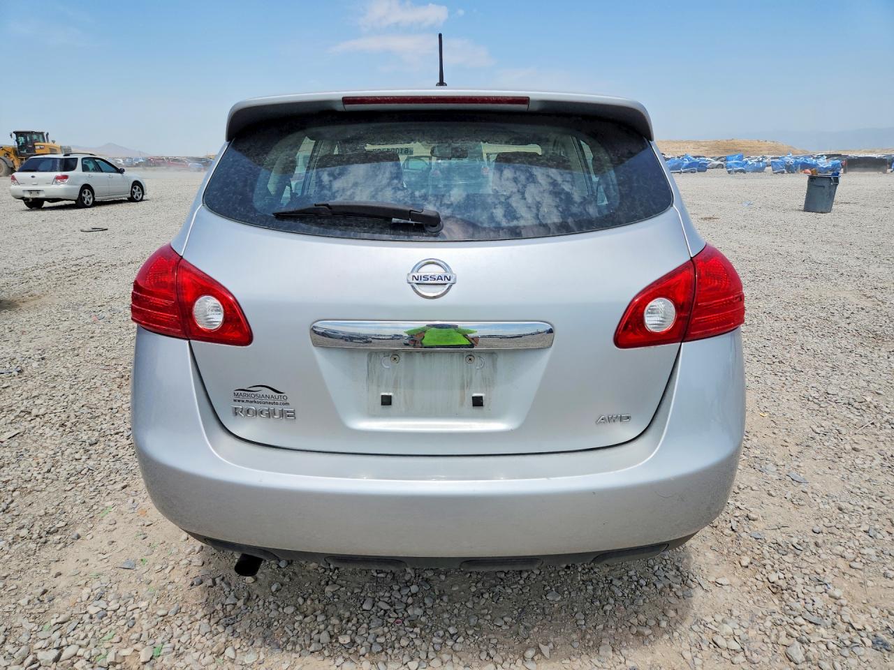 2012 Nissan Rogue S Silver vin: JN8AS5MV8CW712991