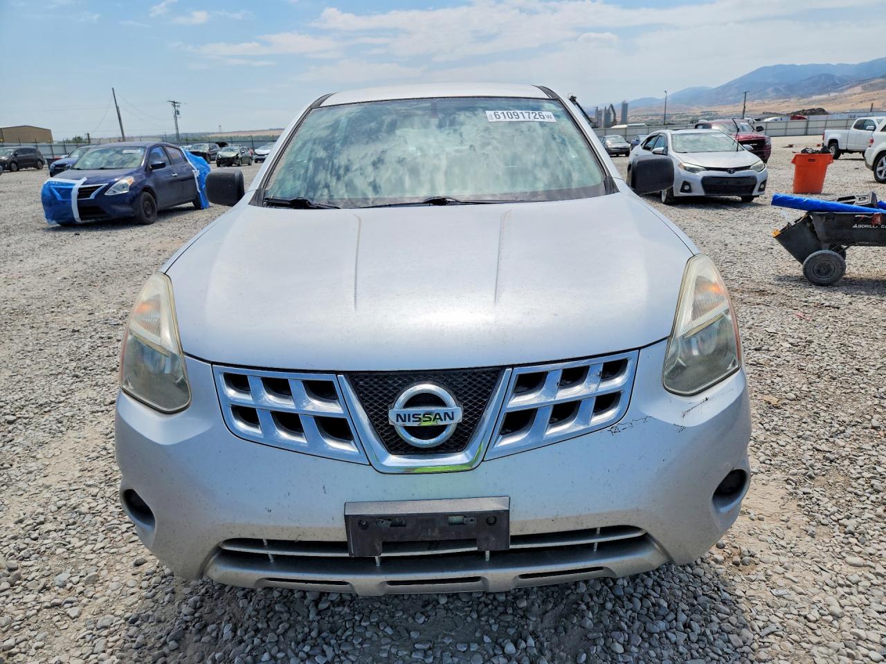 2012 Nissan Rogue S Silver vin: JN8AS5MV8CW712991