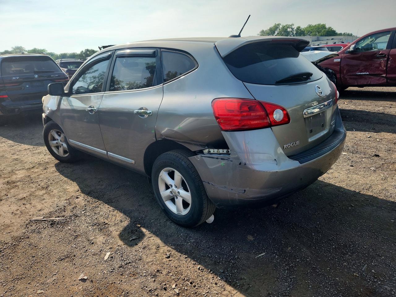 2013 Nissan Rogue S Gray vin: JN8AS5MV8DW103272