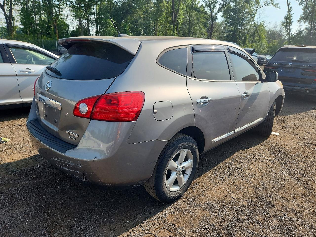 2013 Nissan Rogue S Gray vin: JN8AS5MV8DW103272