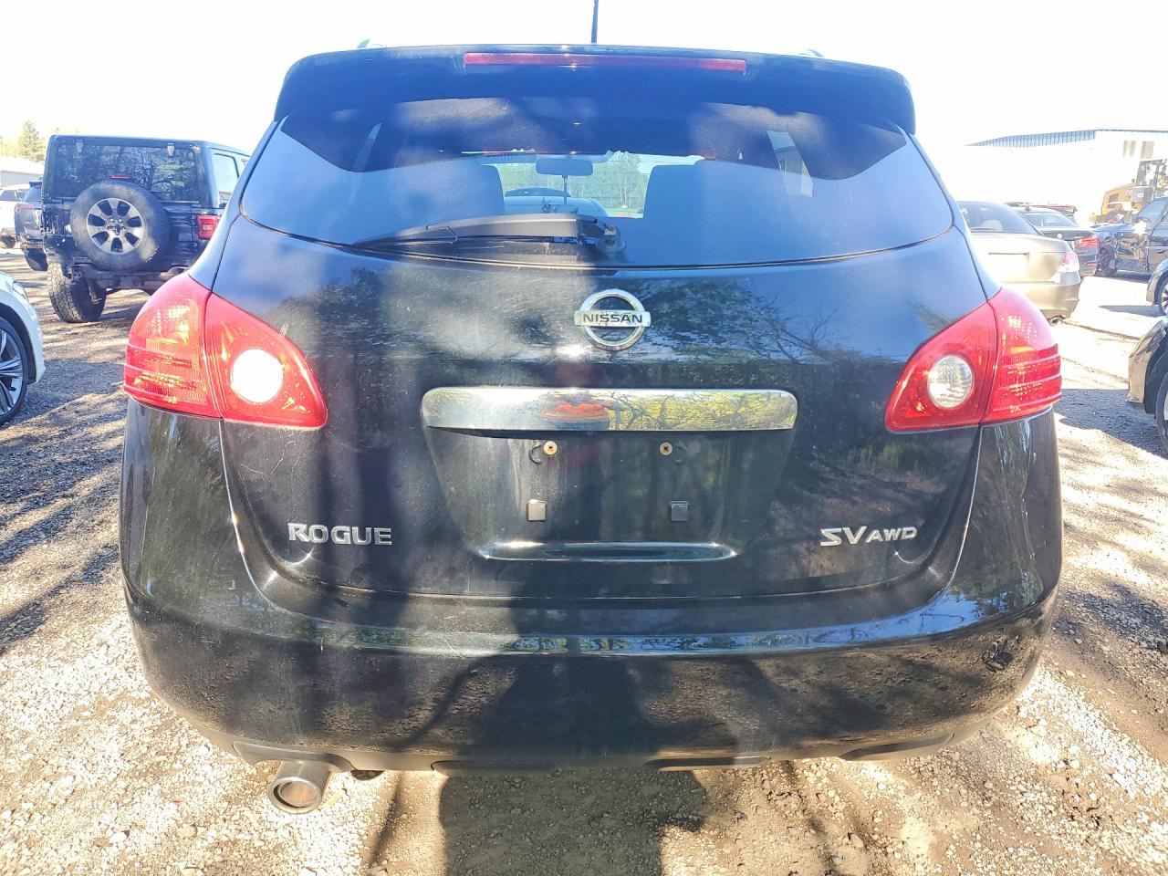2013 Nissan Rogue S Black vin: JN8AS5MV8DW105703