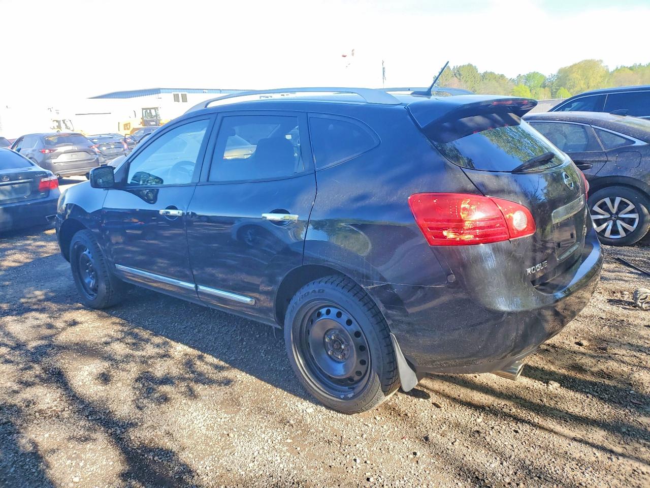 2013 Nissan Rogue S Black vin: JN8AS5MV8DW105703