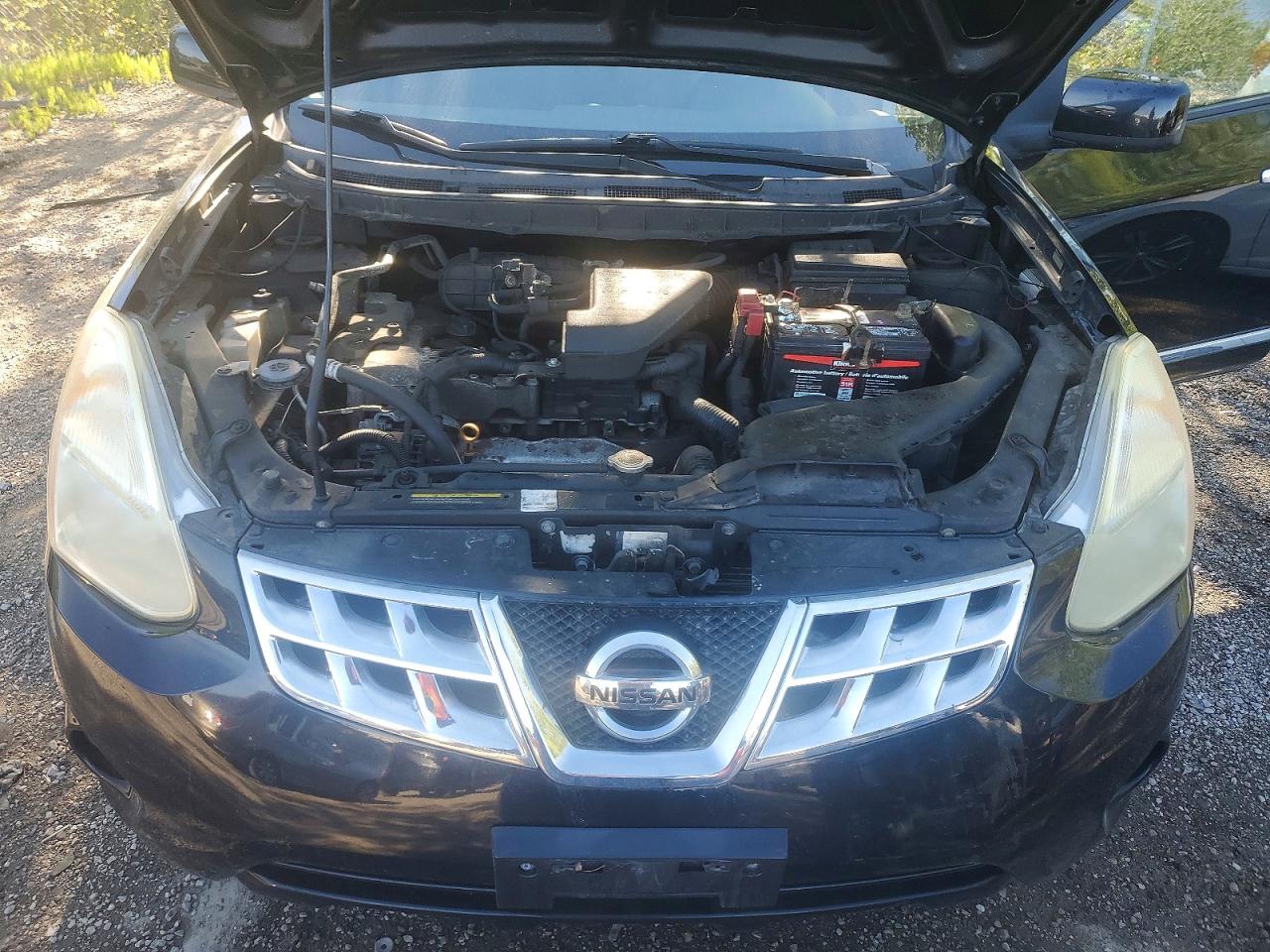 2013 Nissan Rogue S Black vin: JN8AS5MV8DW105703