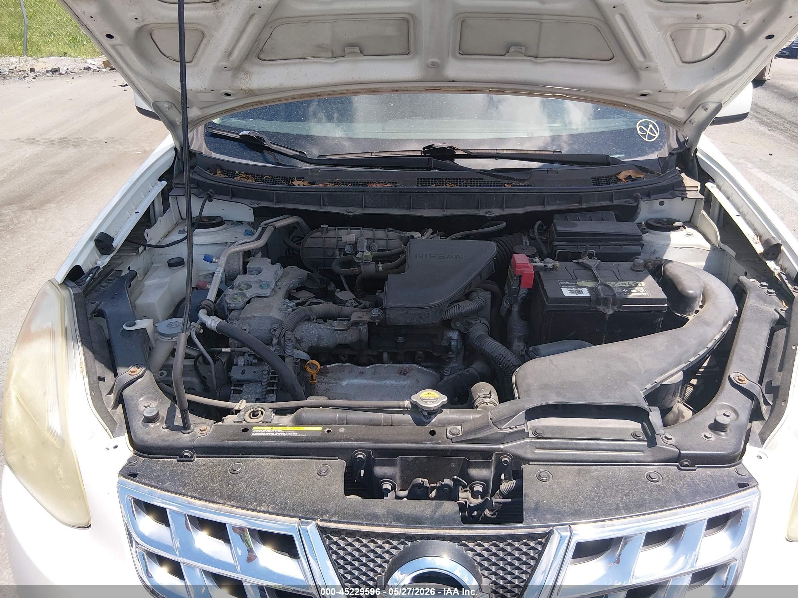 2013 Nissan Rogue Sv White vin: JN8AS5MV8DW111680