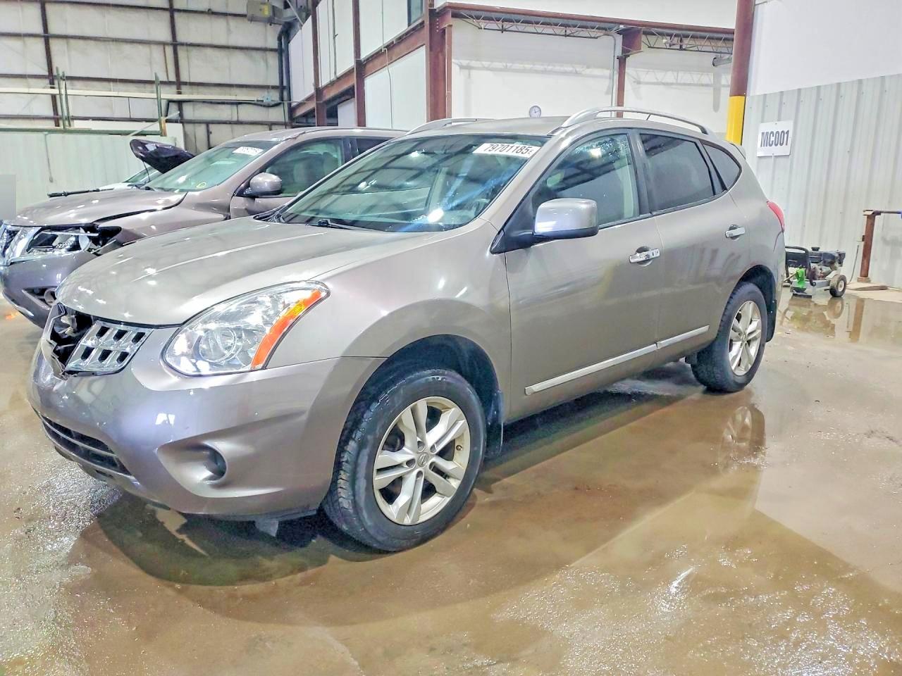 2013 Nissan Rogue S Gray vin: JN8AS5MV8DW114417