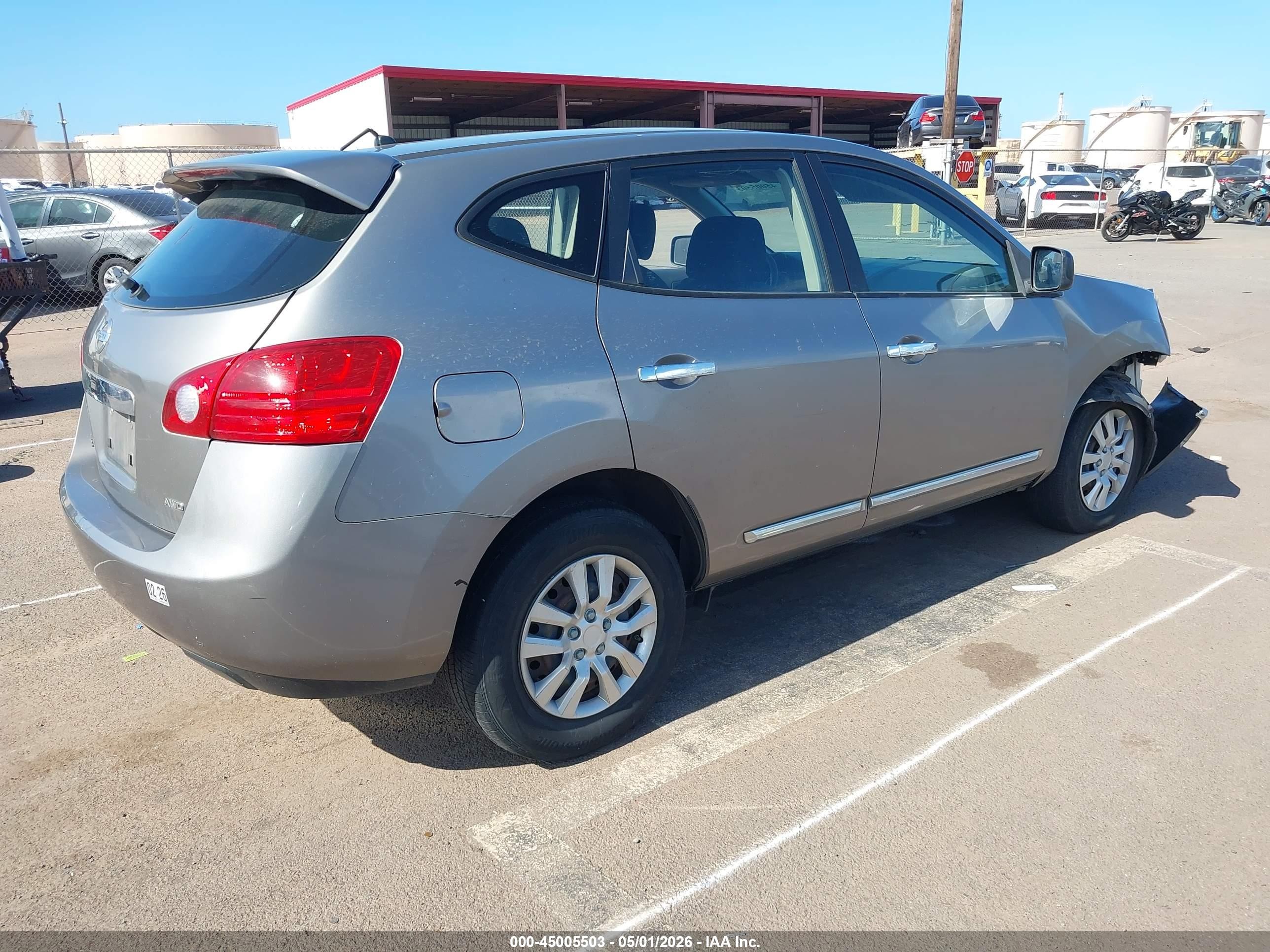 2013 Nissan Rogue S Бежевый vin: JN8AS5MV8DW119794