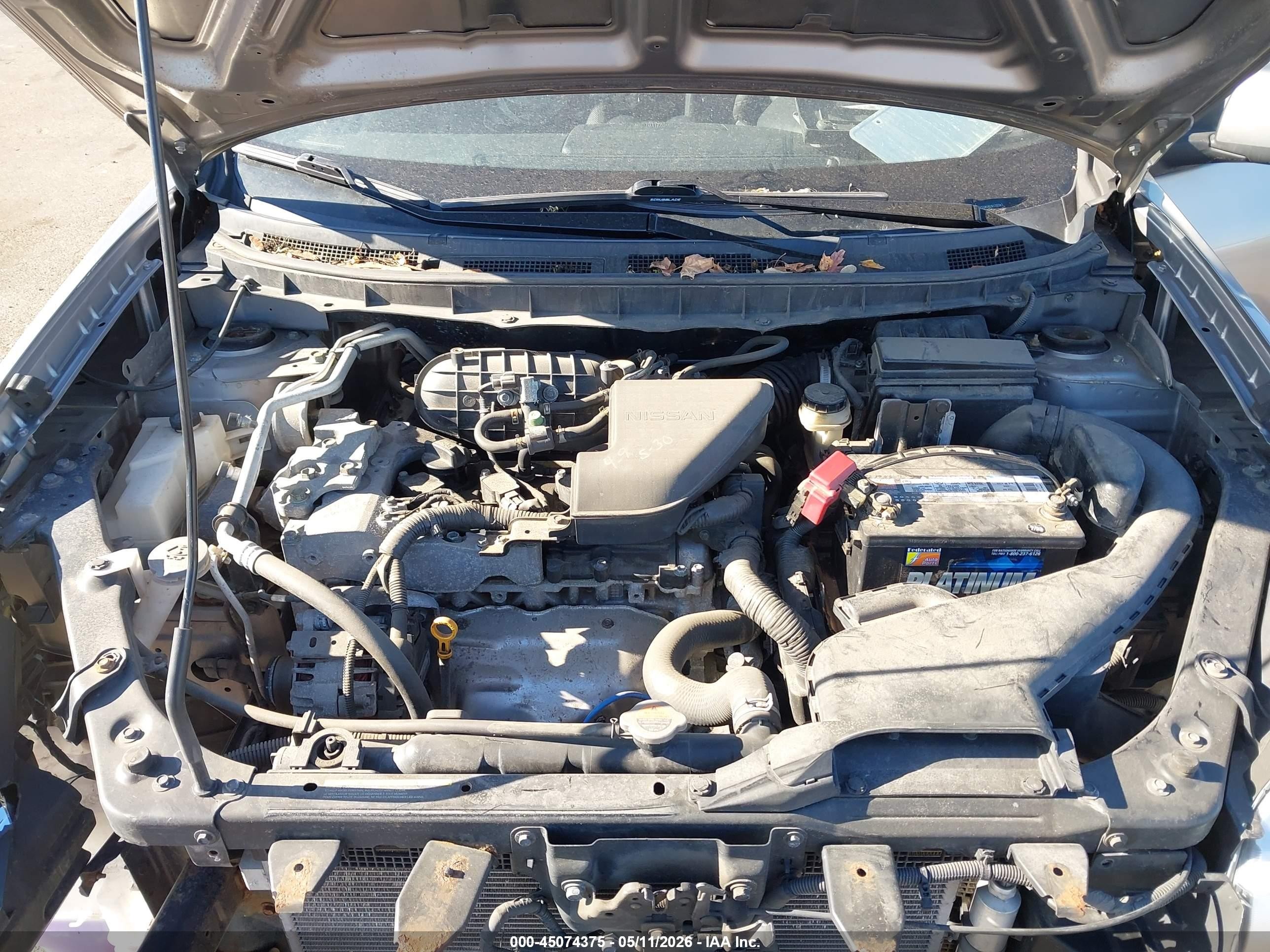 2013 Nissan Rogue Sv Gray vin: JN8AS5MV8DW120783