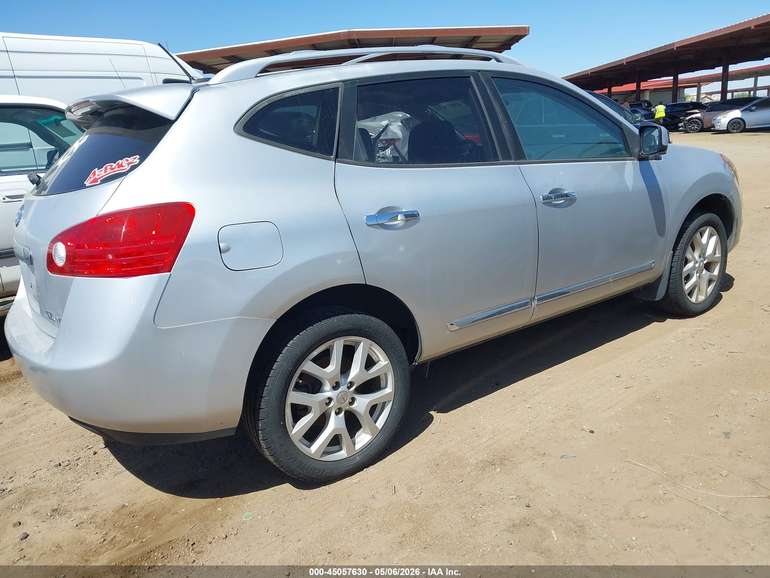 2013 Nissan Rogue Sv W/sl Pkg Серебряный vin: JN8AS5MV8DW128849