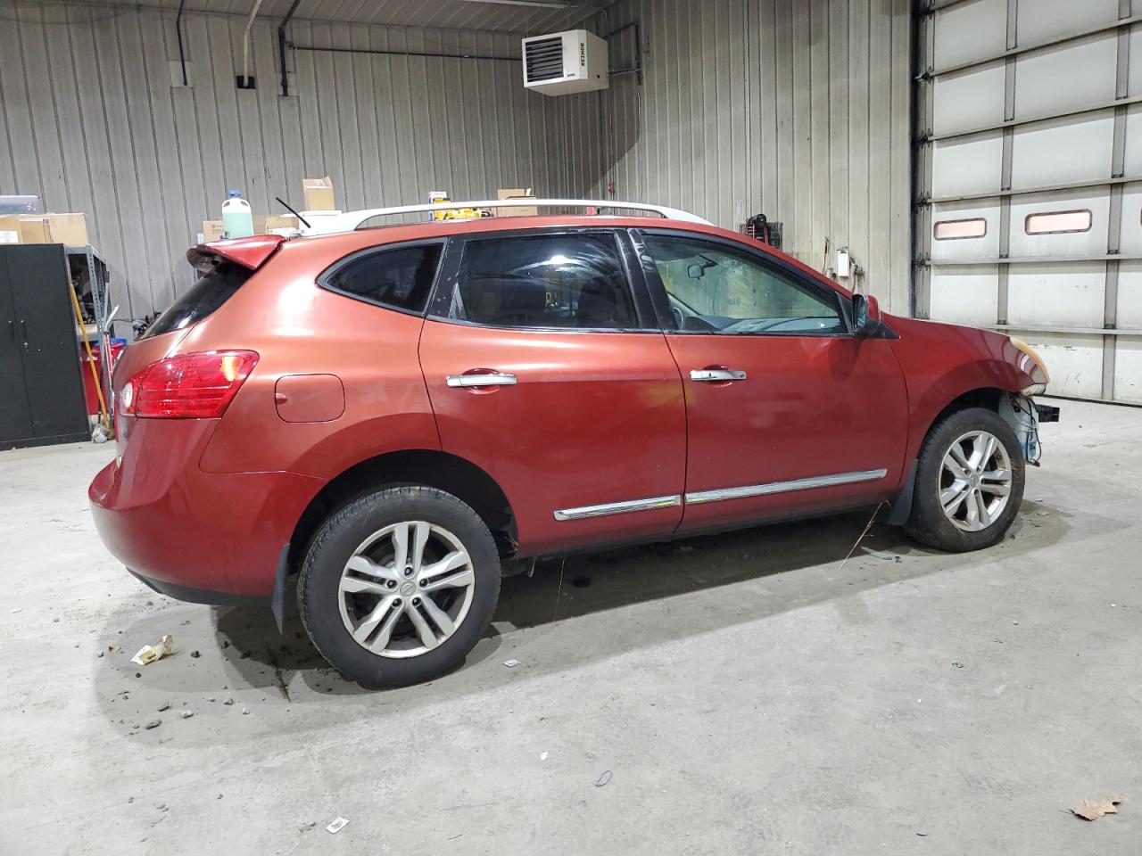 2013 Nissan Rogue S Red vin: JN8AS5MV8DW131928