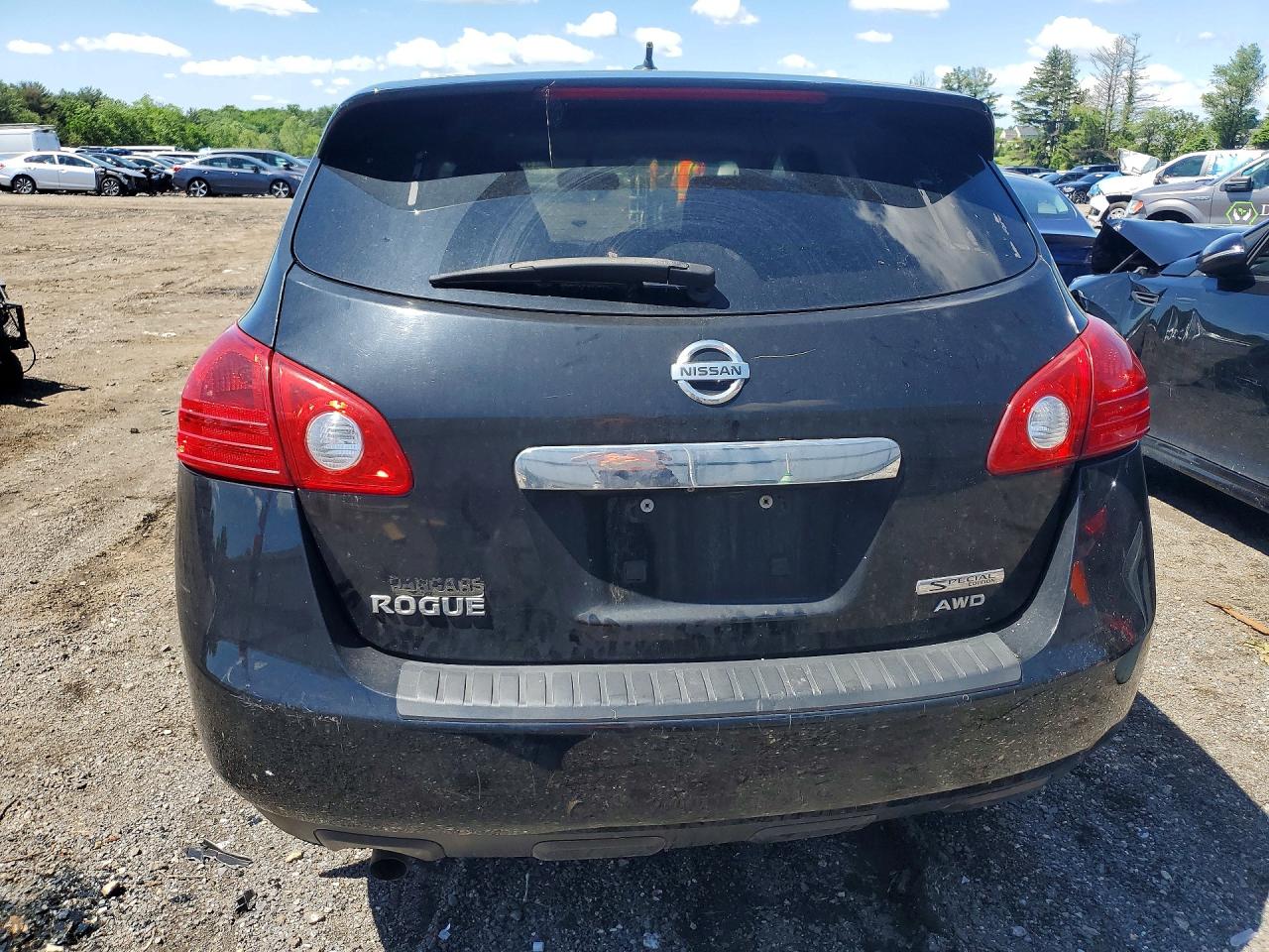 2013 Nissan Rogue S Black vin: JN8AS5MV8DW137907