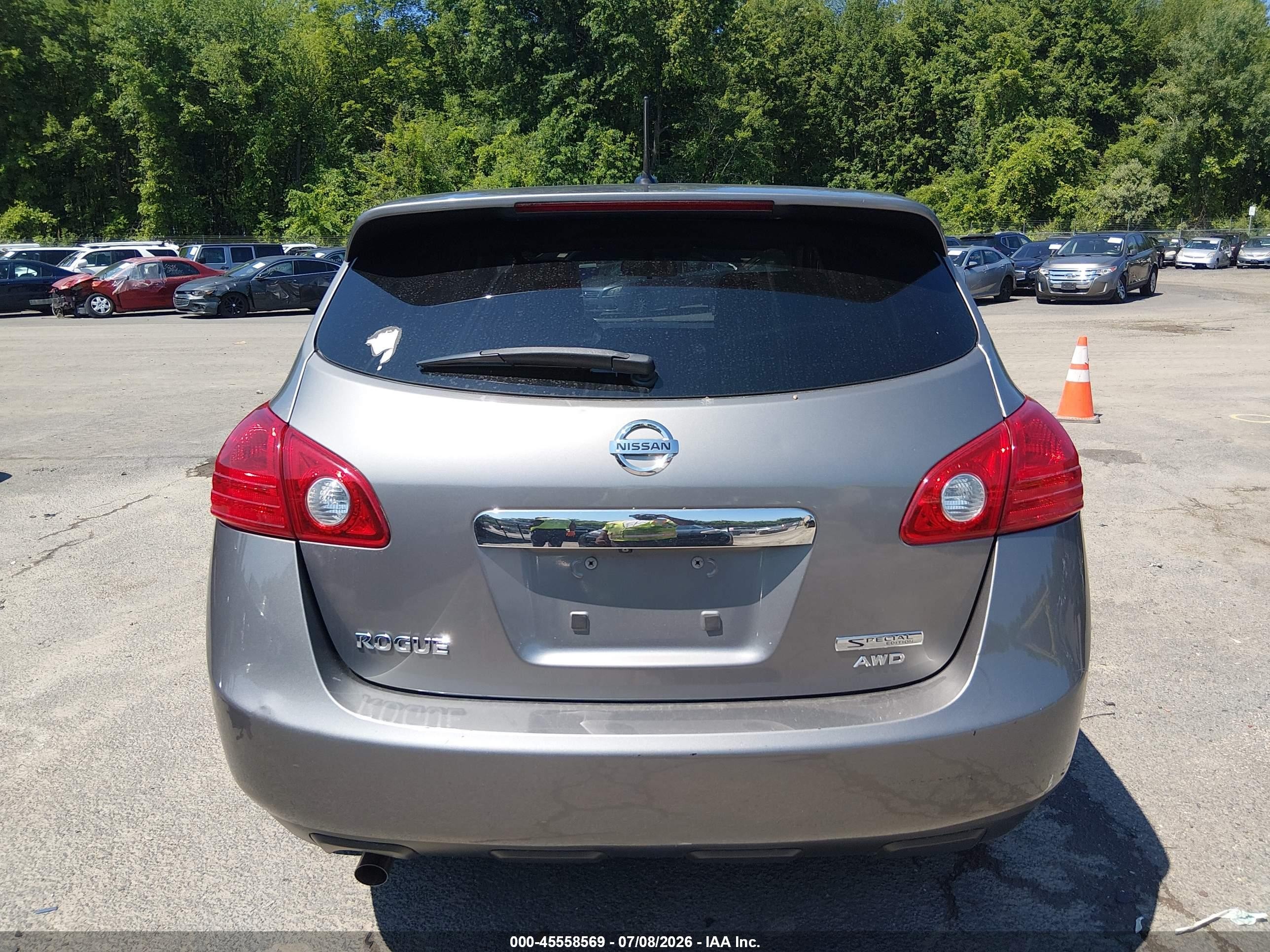 2013 Nissan Rogue S Gray vin: JN8AS5MV8DW139091