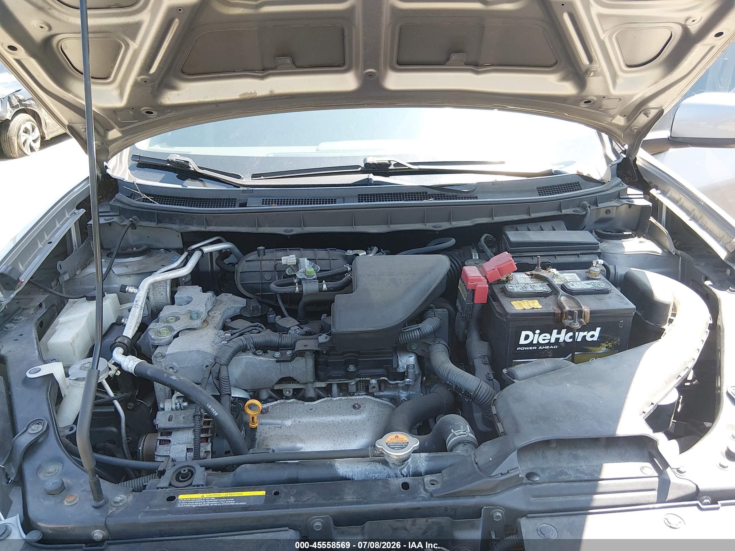 2013 Nissan Rogue S Gray vin: JN8AS5MV8DW139091