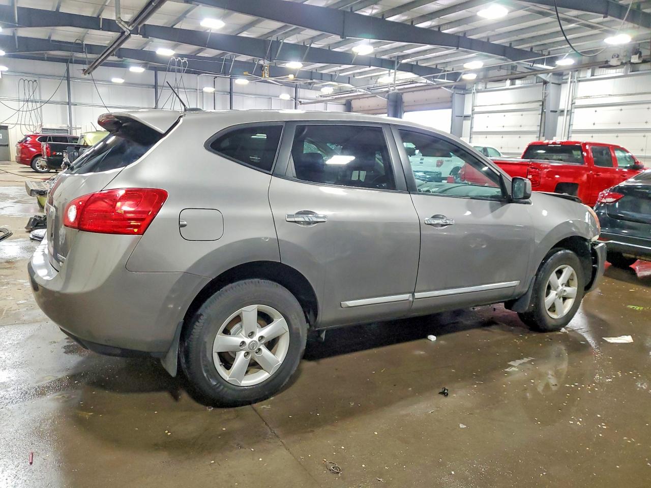 2013 Nissan Rogue S Gray vin: JN8AS5MV8DW602864