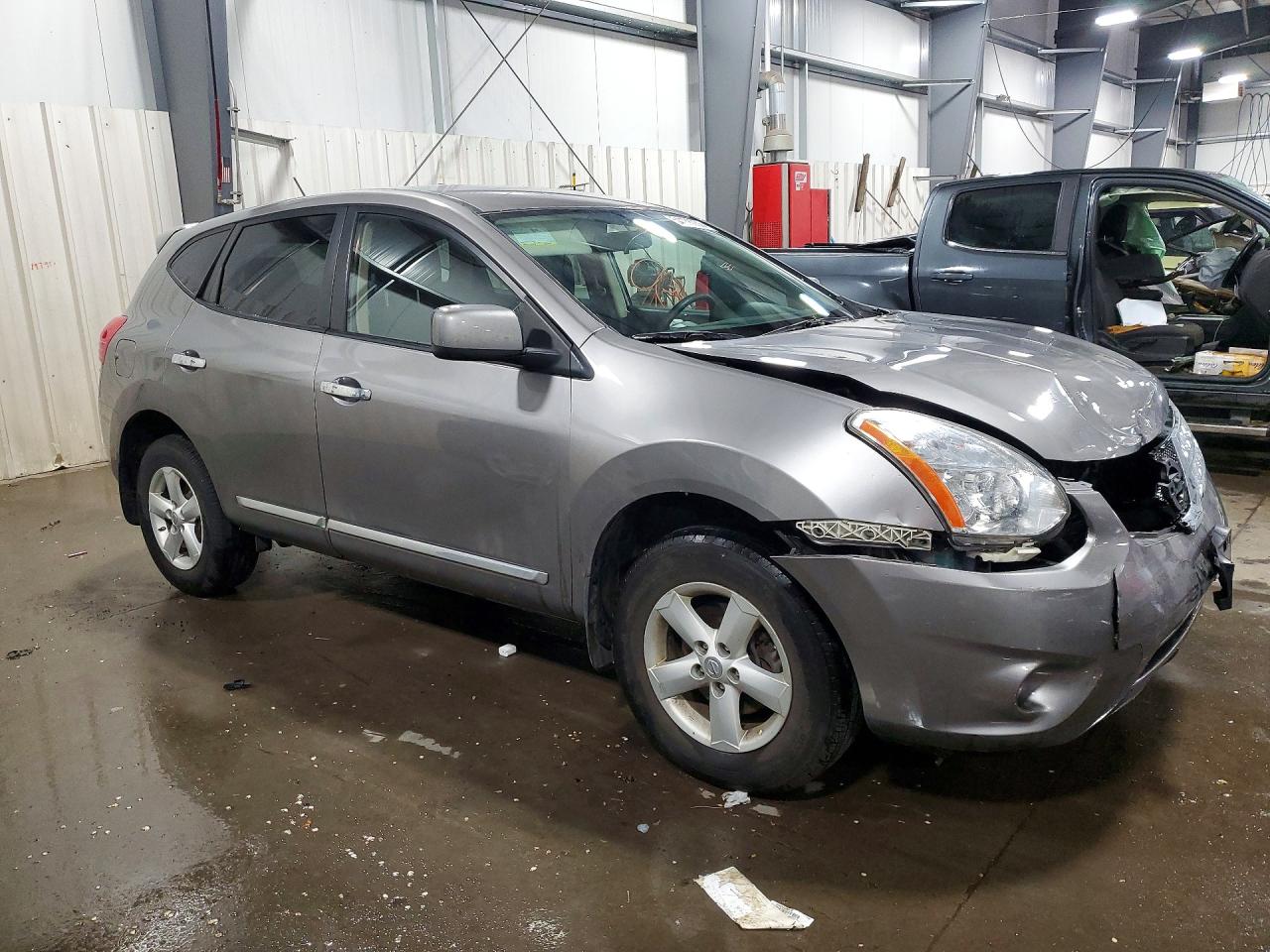 2013 Nissan Rogue S Gray vin: JN8AS5MV8DW602864