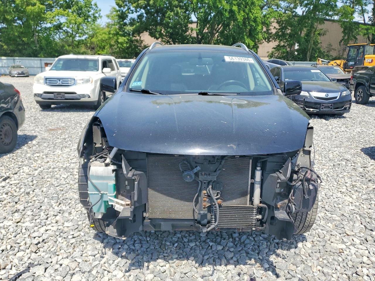 2013 Nissan Rogue S Черный vin: JN8AS5MV8DW609152