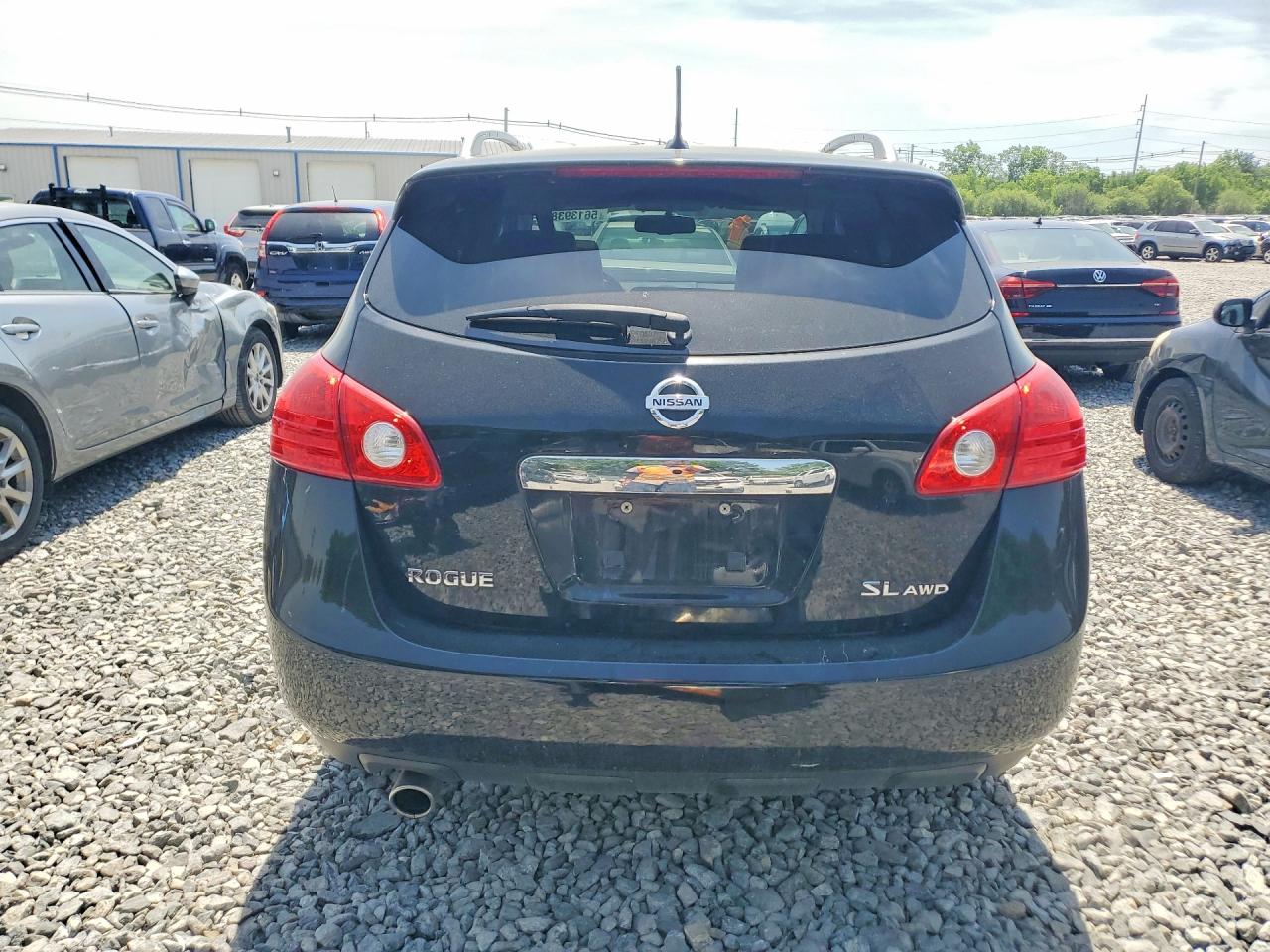 2013 Nissan Rogue S Черный vin: JN8AS5MV8DW609152