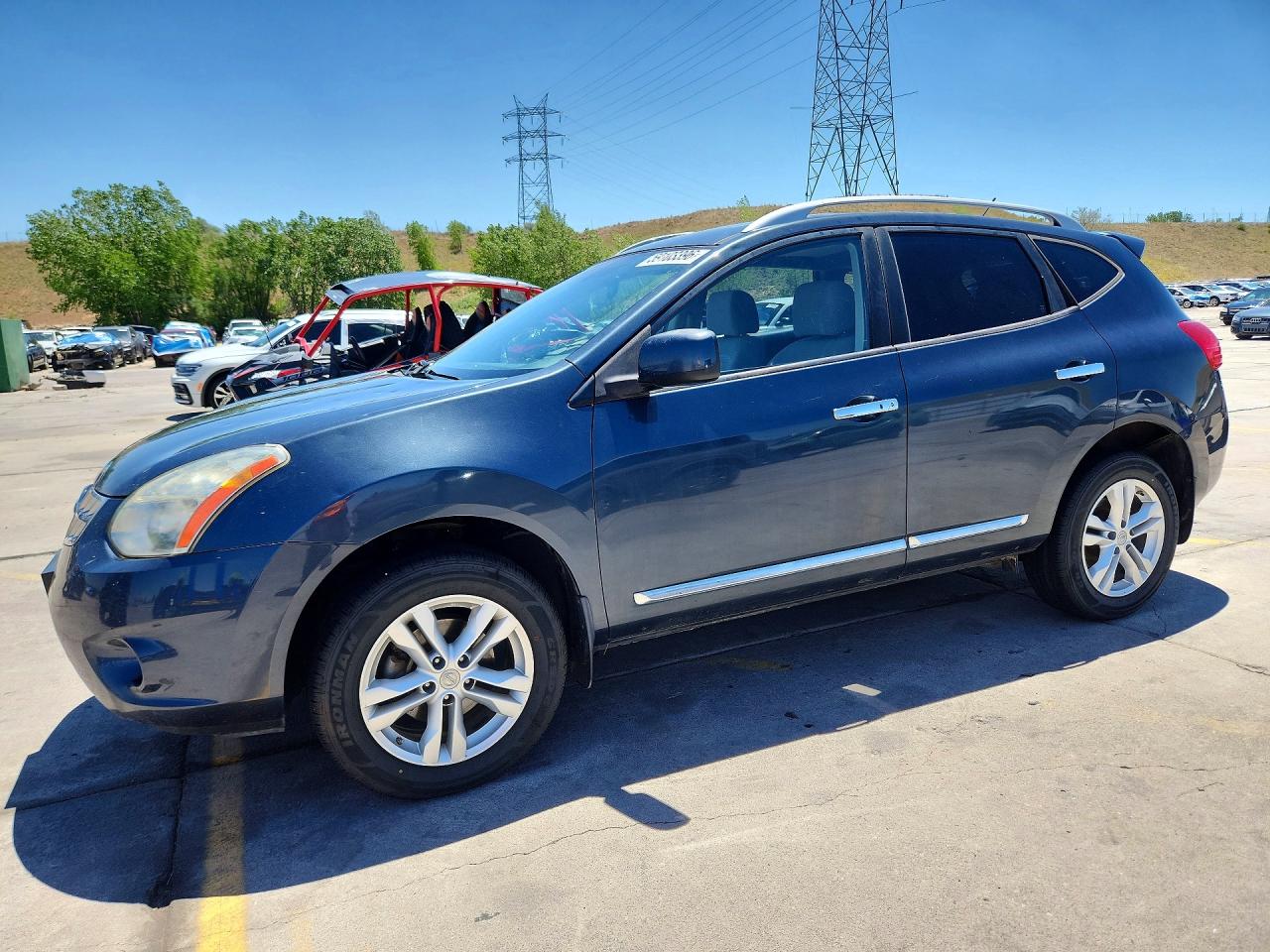 2013 Nissan Rogue S/sv Blue vin: JN8AS5MV8DW613153