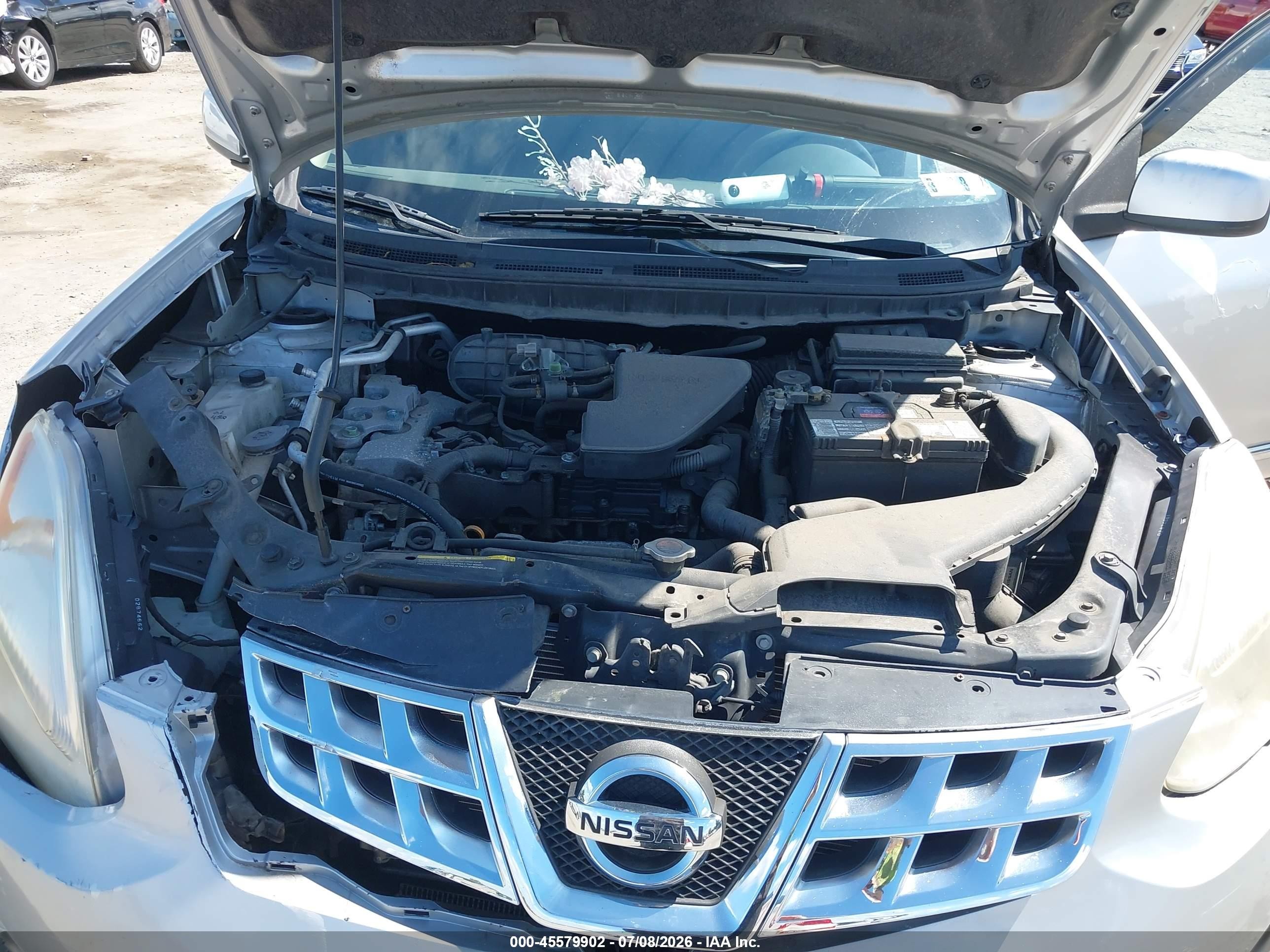 2013 Nissan Rogue Sv Silver vin: JN8AS5MV8DW617414