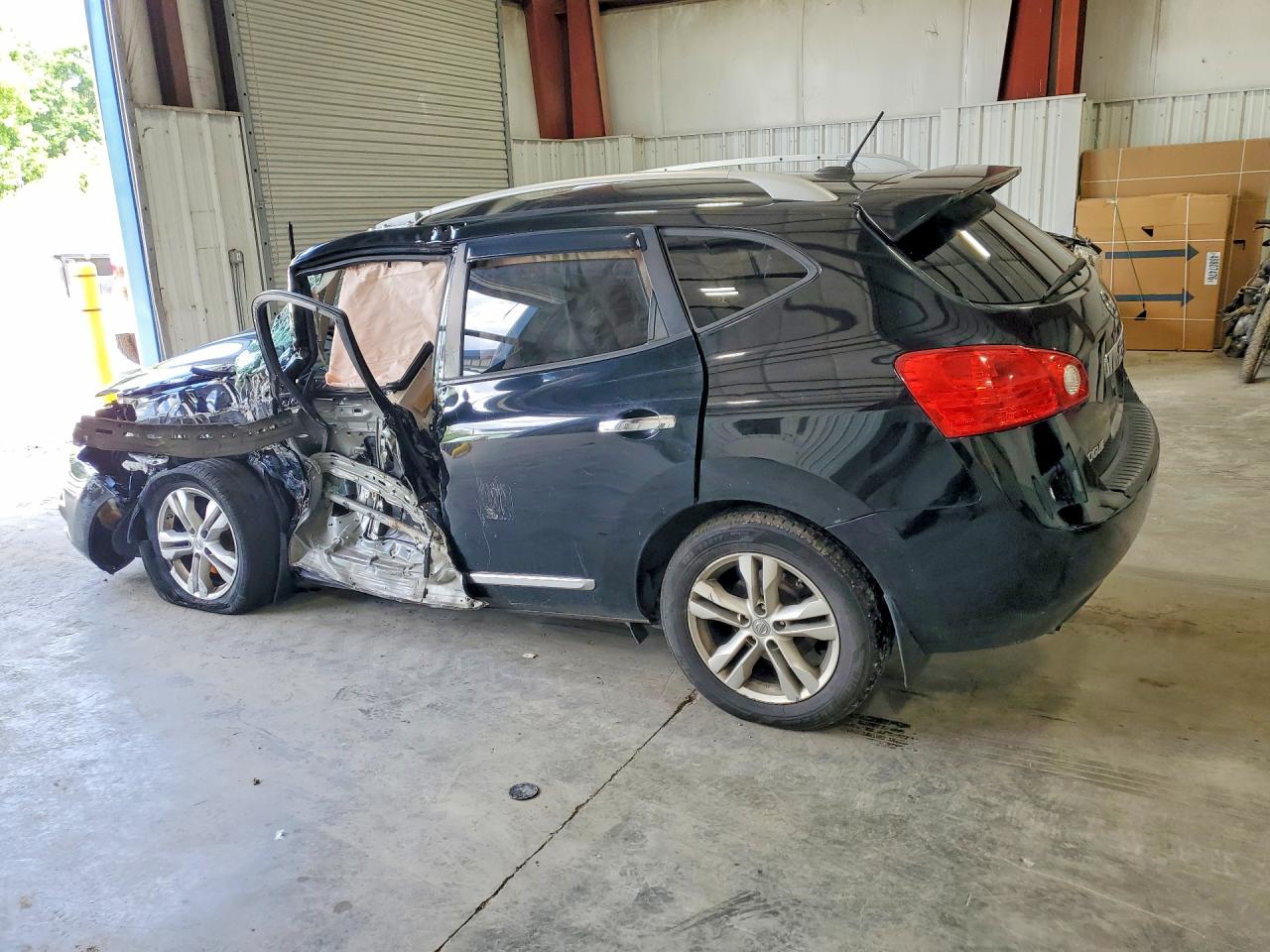 2013 Nissan Rogue S Black vin: JN8AS5MV8DW621950