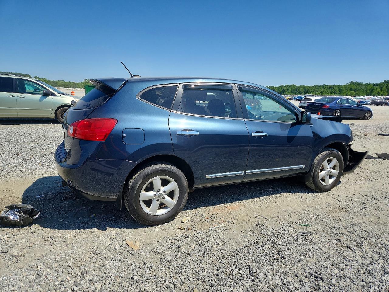 2013 Nissan Rogue S Blue vin: JN8AS5MV8DW627991
