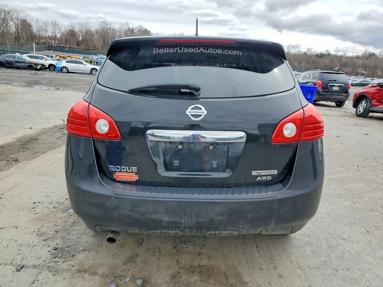 2013 Nissan Rogue S Черный vin: JN8AS5MV8DW635556